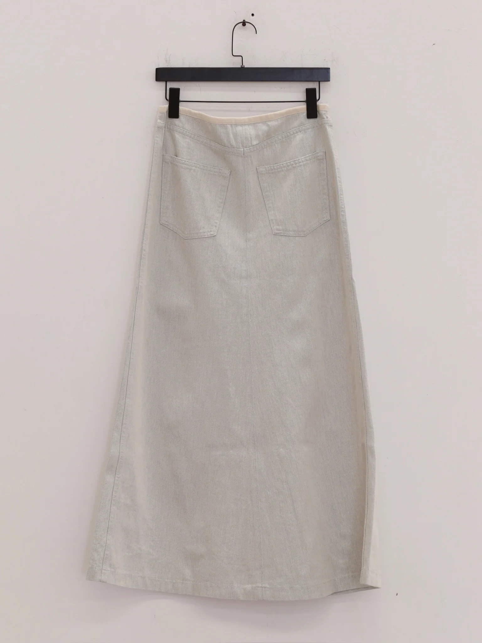 BASERANGE French ARTHUR light-colored denim skirt BAS-SKAR-DE-SU25-ECRU - Image 4