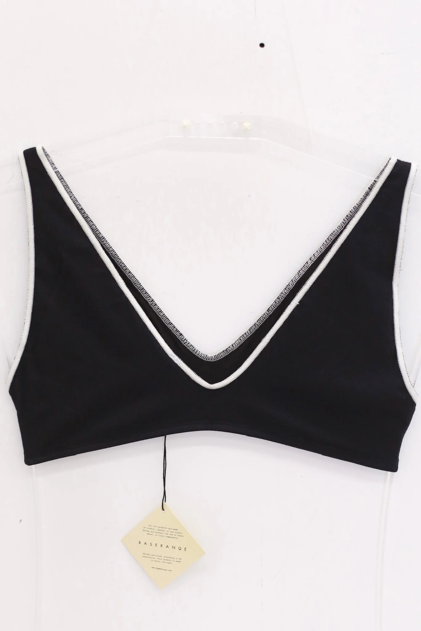 BASERANGE French Organic Cotton Panty and Bra Set BAS-BRPA-CR-AU25-MURANO NAVY (UNDYED) Bra (BRPA UNPA) - Image 2
