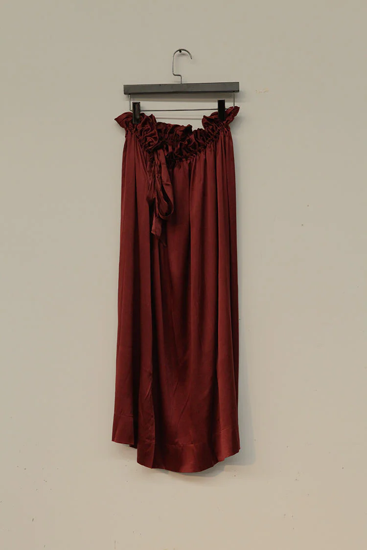 BASERANGE Frilled lace-up skirt SKLA-SS-SP21 - Image 5