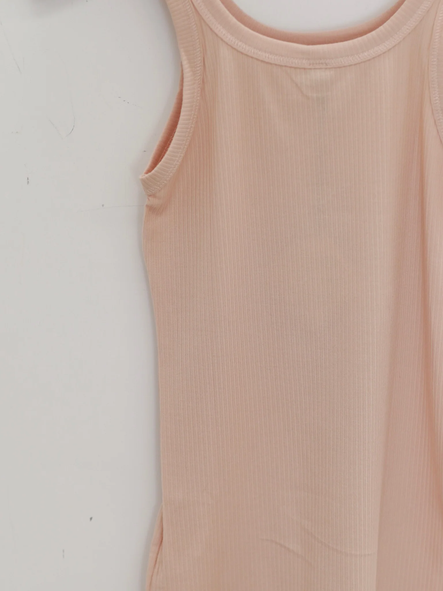 BASERANGE Heart-Shaped Cutout Tank Top (French) BAS-TTHTK-CR-WI25-TIN BEIGE (TOHT-RB-SP24) - Image 3