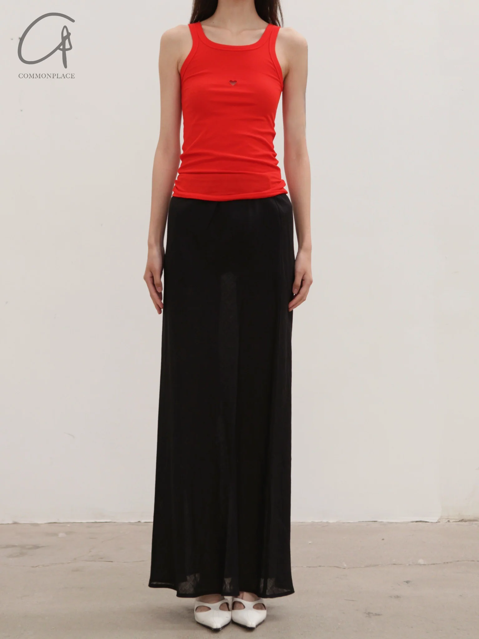 BASERANGE Heart-Shaped Hollow Vest Suspenders France BAS-TOHT-RB-SP25-MY RED (TOHT-RB-SP24) - Image 3