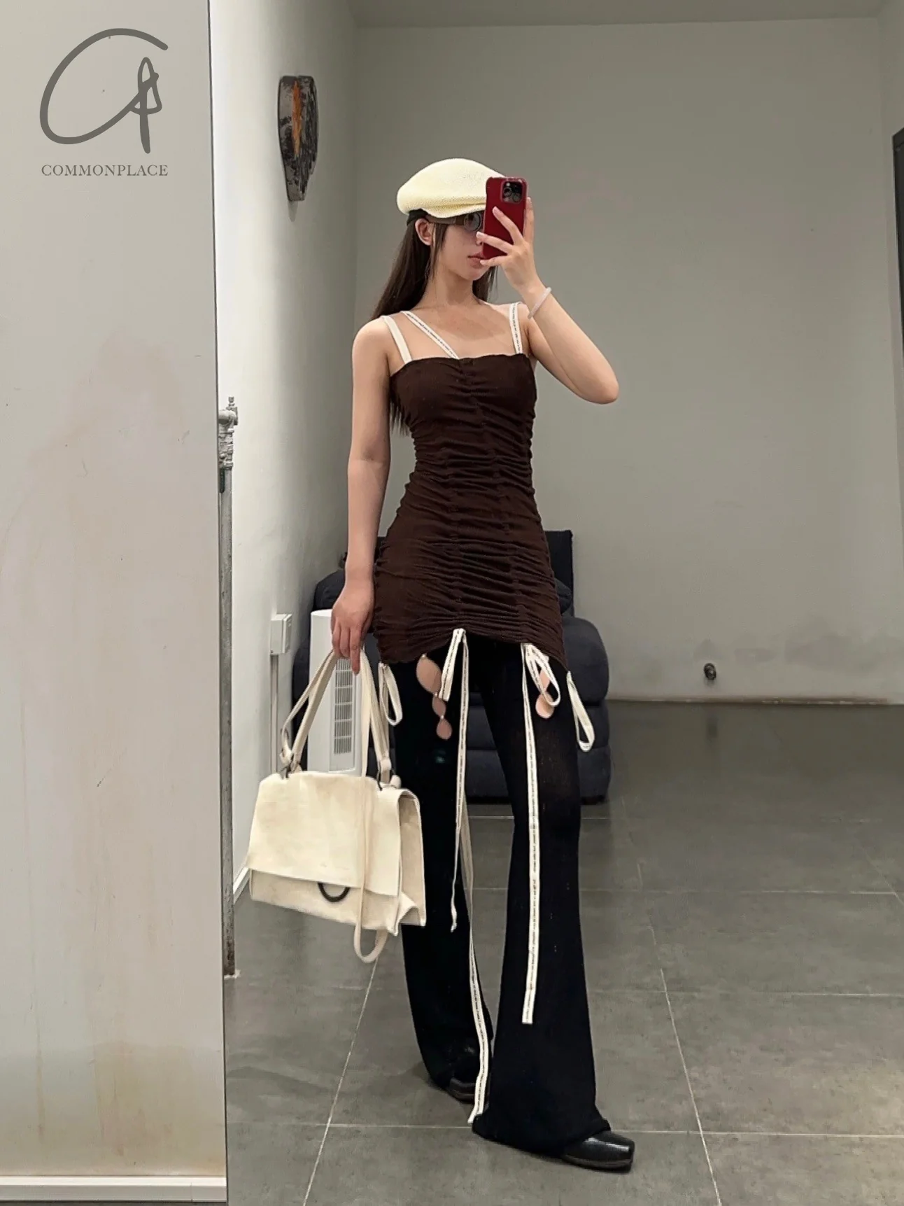 BASERANGE hollow strap skirt DRHSS-RB-SP24 TACTILE - Image 13