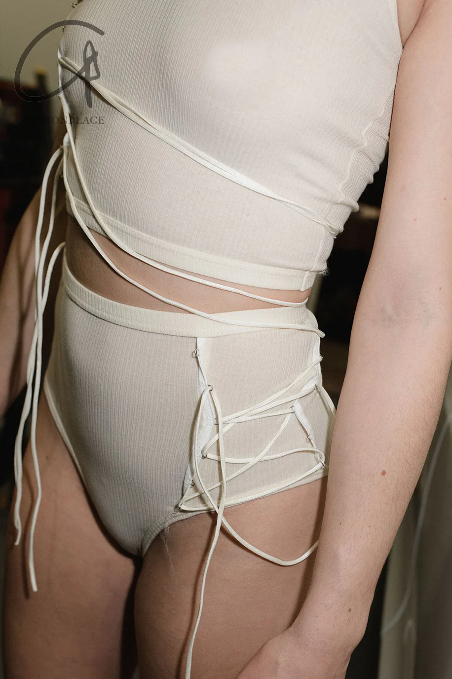 Baserange labeling corset BRTI-RB-Wi22 Undyed - Image 16