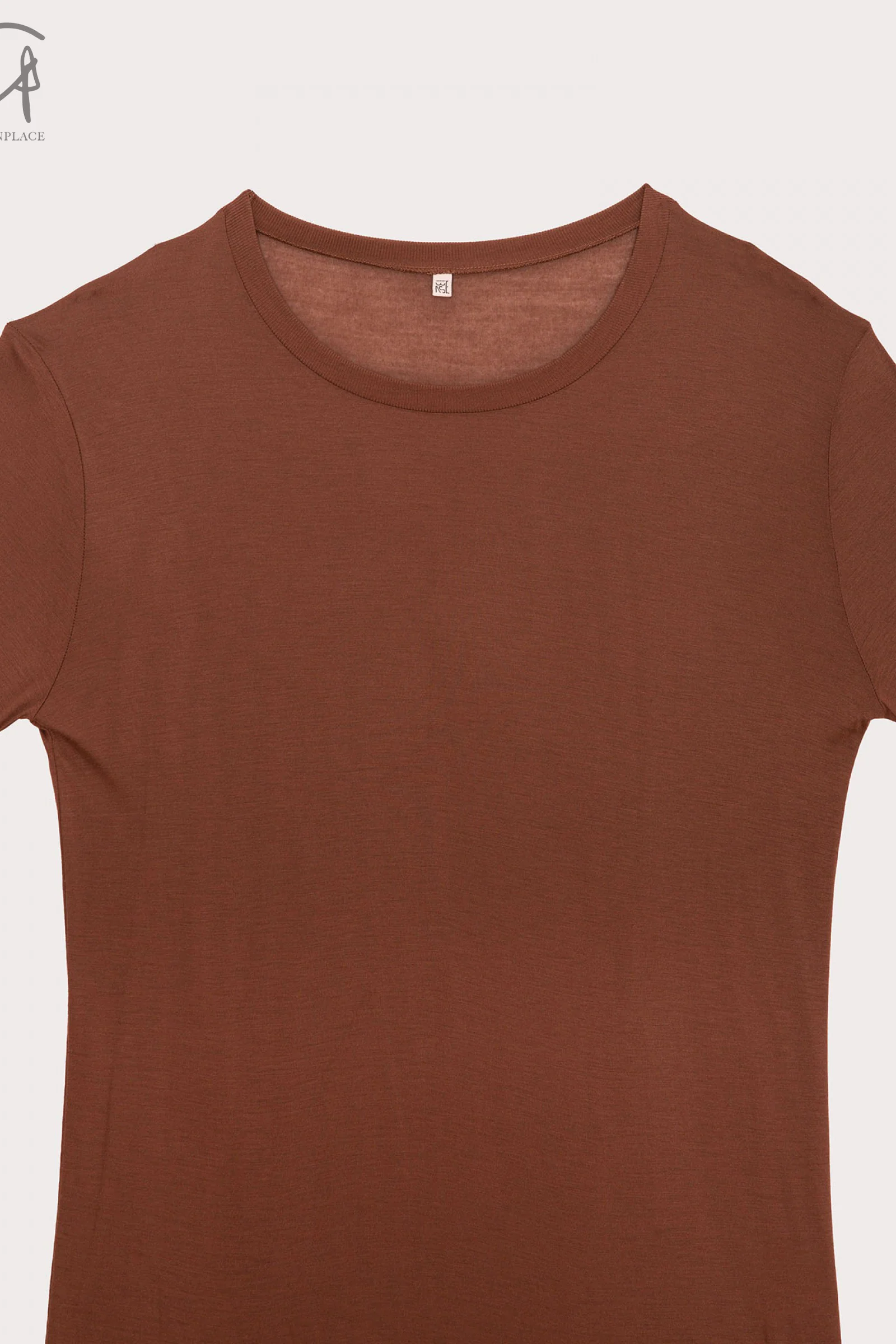 BASERANGE Classic Bamboo Fiber Bamboo Cotton Long Sleeve T-Shirt Series Collection Round Neck Bottoming Shirt France BAS-TOLS-BL-000-OCULAR - Image 5