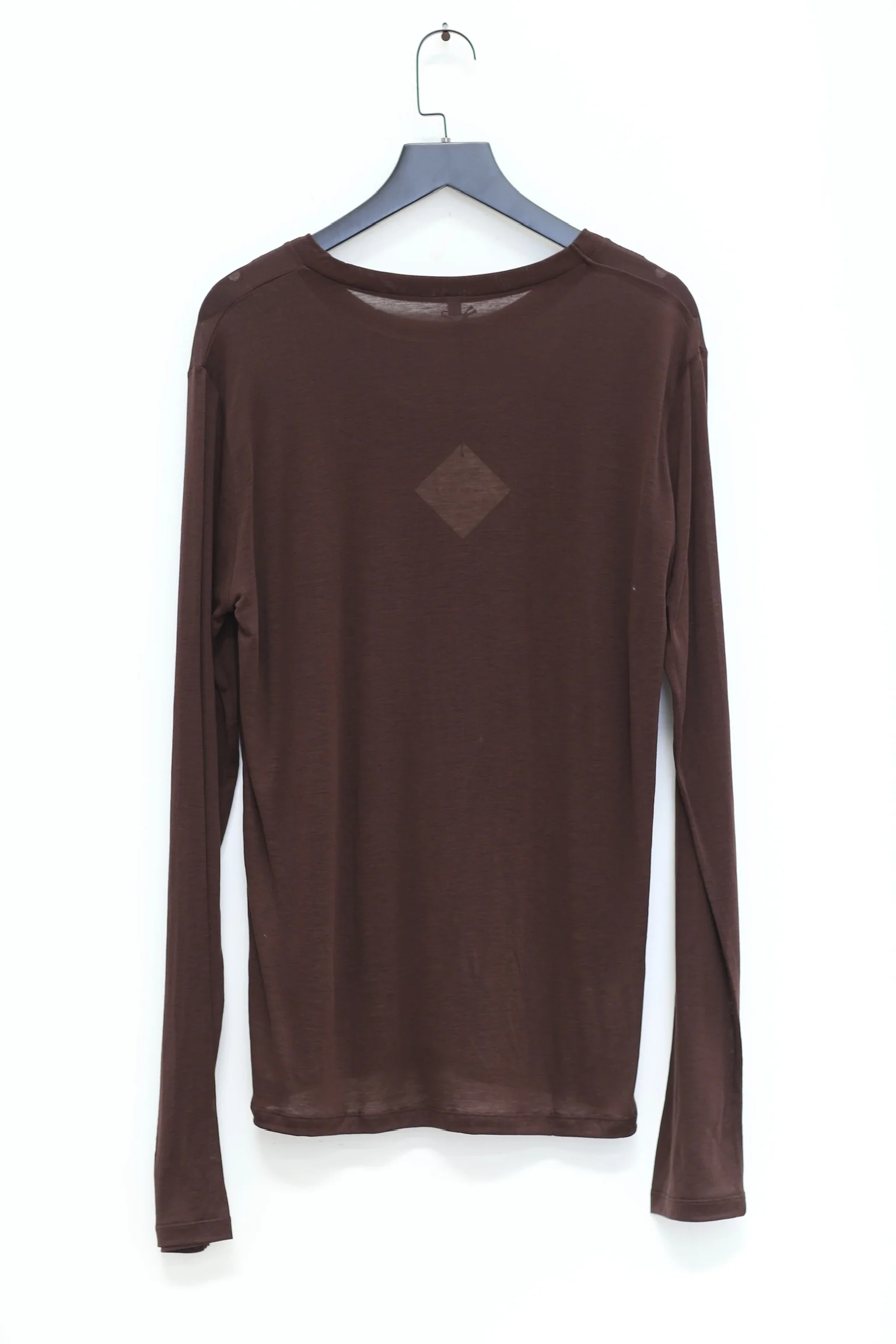 BASERANGE Classic Bamboo Fiber Bamboo Cotton Long Sleeve T-Shirt Collection Round Neck Bottoming Shirt France BAS-TOLS-BL-000-TACTILE - Image 4