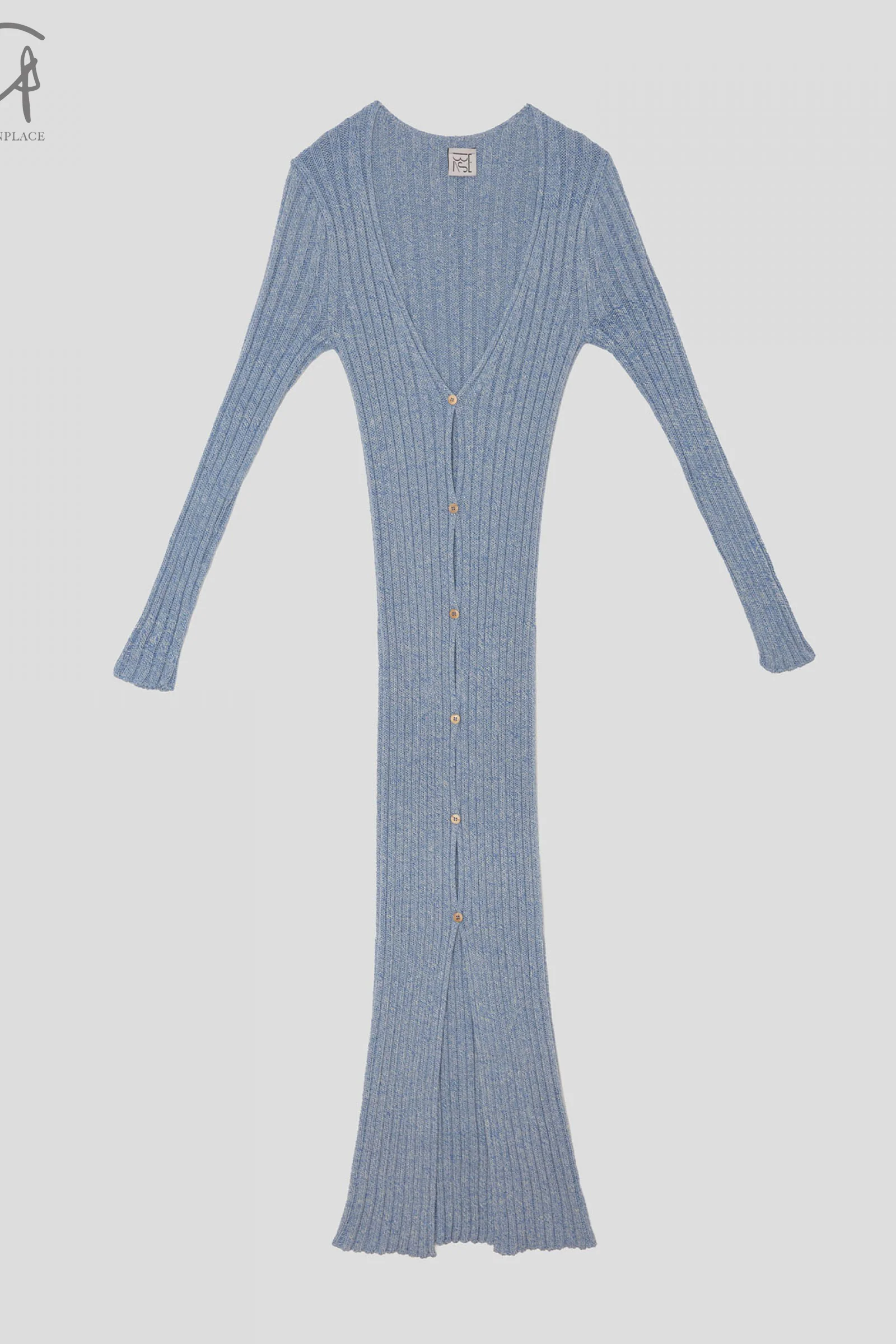 BASERANGE LOULOU Dress DRLOU-CO-AU23 Blue Mix - Image 5