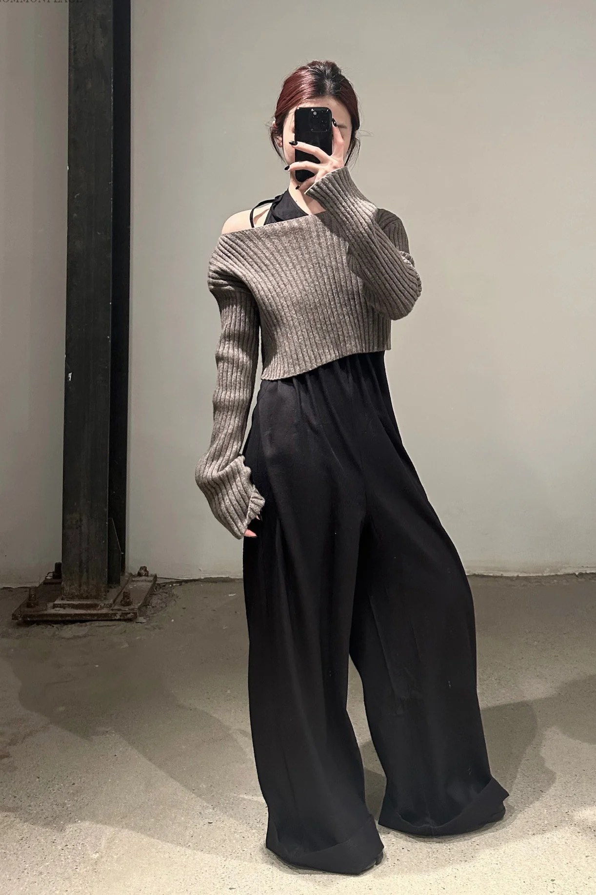 BASERANGE Macaulay Sweater Merino Wool France BAS-KMAL-BM-WI22-0 Mixed Rock Brown KMAL-BM-WI22 - Image 20