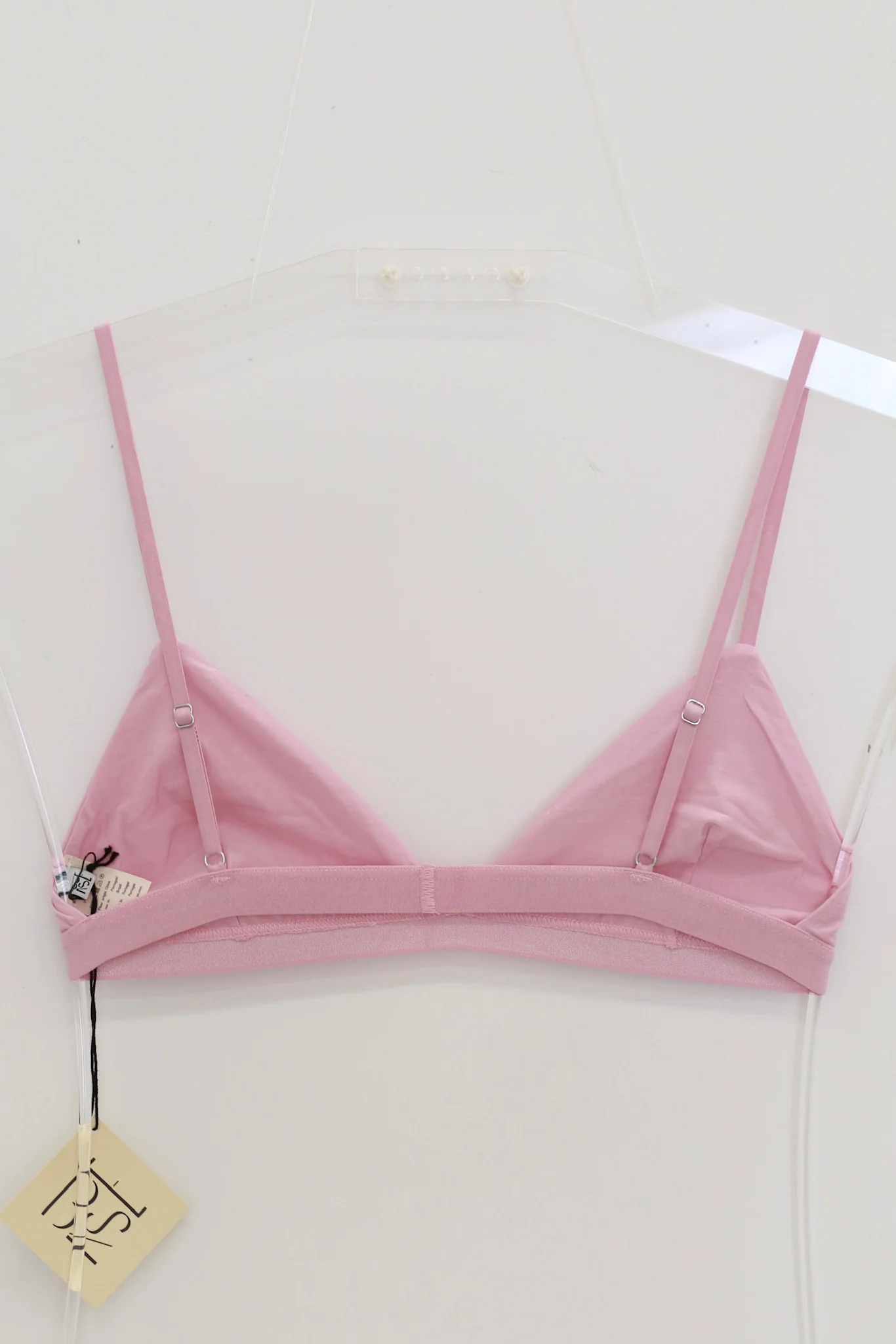 BASERANGE Mississippi Bra Narrow Band Collection: Soft Bamboo Fiber and Bamboo Cotton Underwear, French BAS-BRMI-BL-WI25-DORO PINK - Image 2