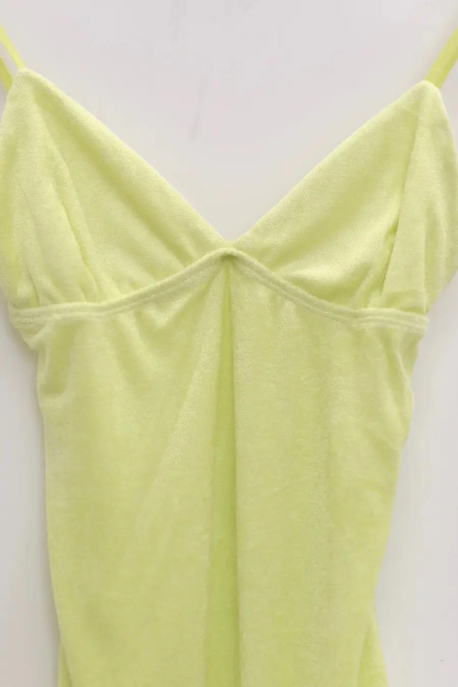 BASERANGE Mississippi Bodysuit Collection, France, BAS-ONMI-VE-SP24-LVHUANG, Green and Yellow - Image 2
