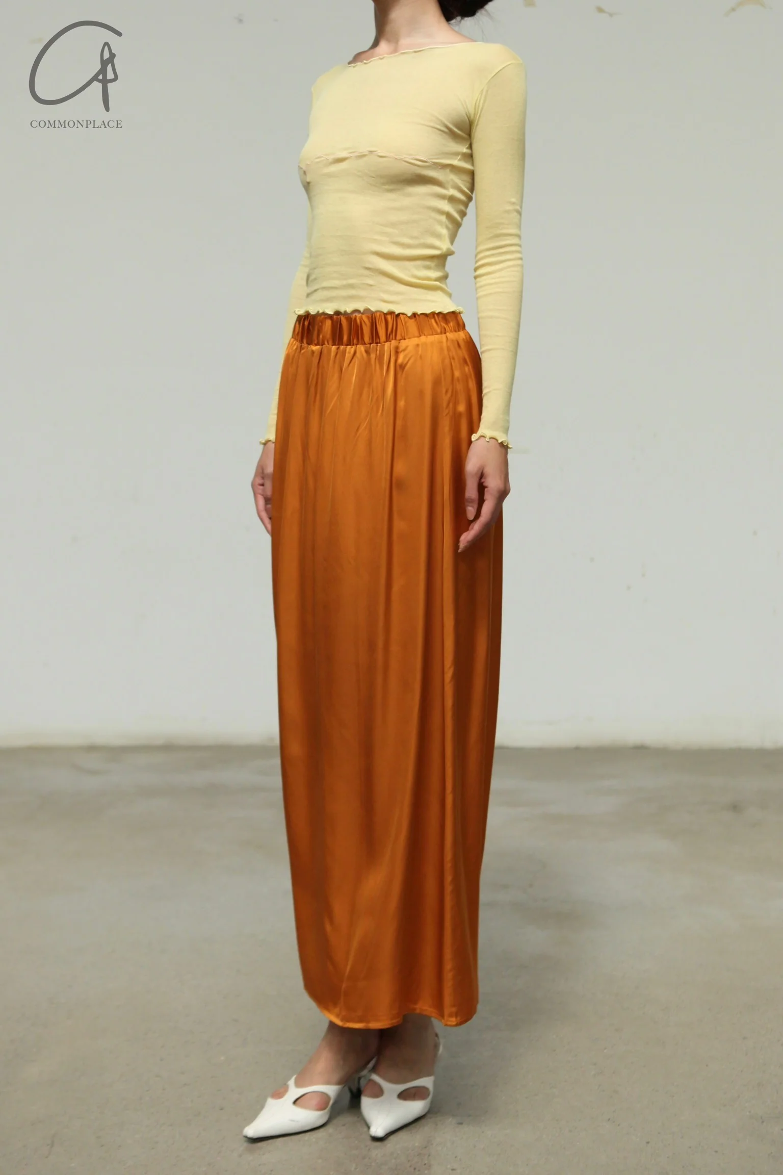 BASERANGE Neil Skirt France BAS-SKNE-VI-SU24-MINA COPPER - Image 6