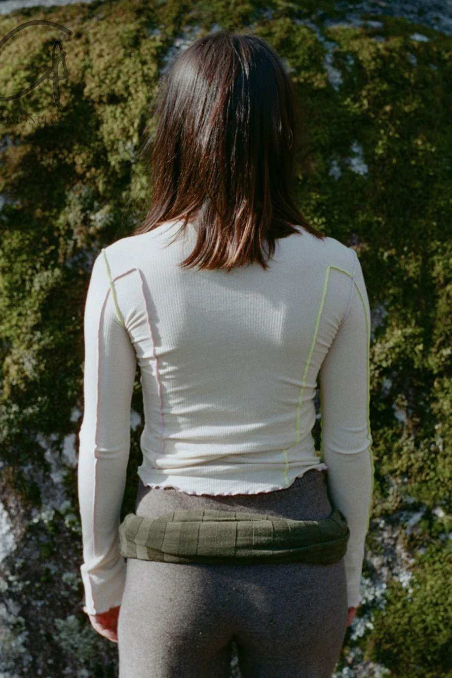 BASERANGE Long Sleeve T-Shirt TTML Collection Ribbed Cotton Portugal BAS-KMAL-BM-WI22-UNDYED TTML - Image 10