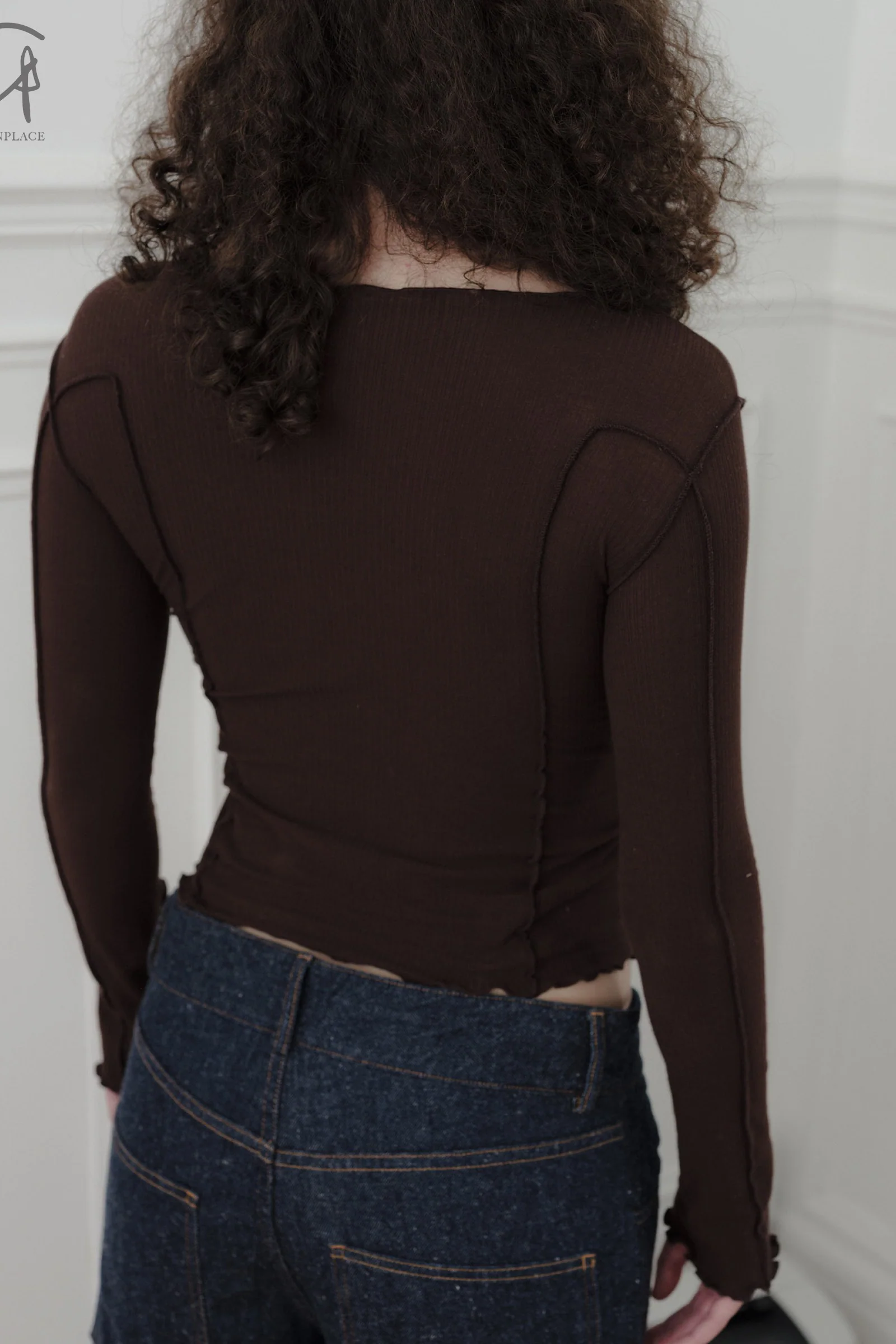 BASERANGE Long Sleeve T-Shirt TTML Collection Ribbed Cotton Portugal BAS-TACTILE TTML-RB-SP24-TACTILE TTML - Image 8