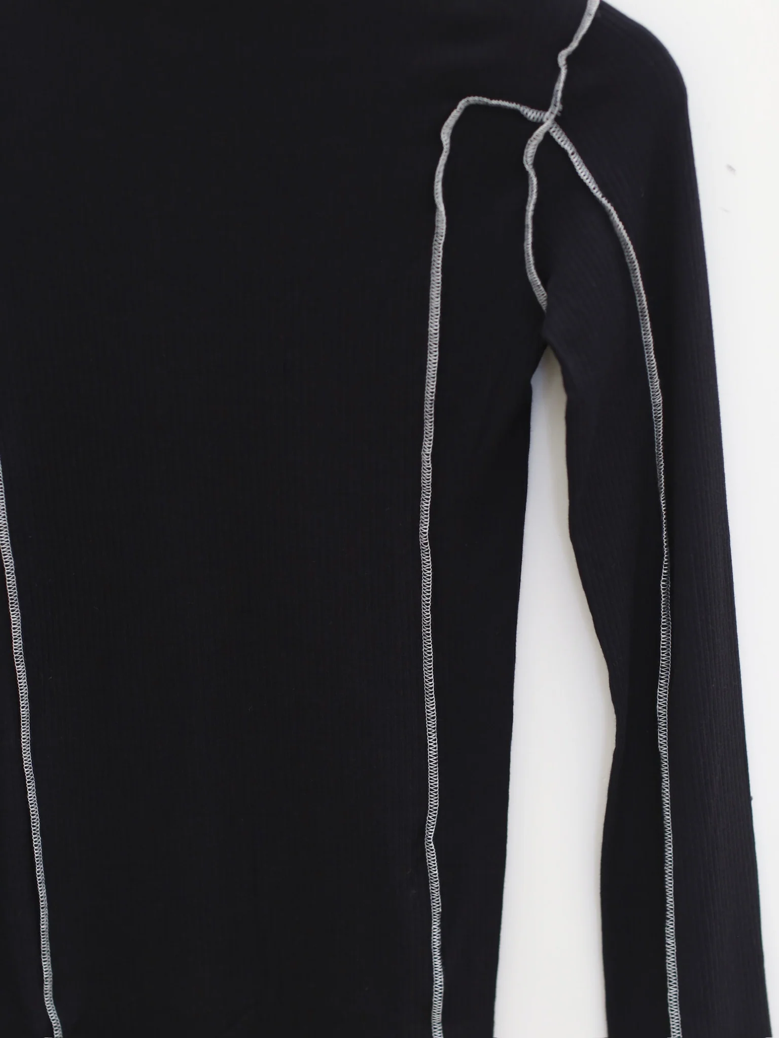 BASERANGE OMATOR Long-sleeved T-shirt BAS-TTOML-CR-AU25-MURANO NAVY (TTOML-WO-WI24) - Image 2