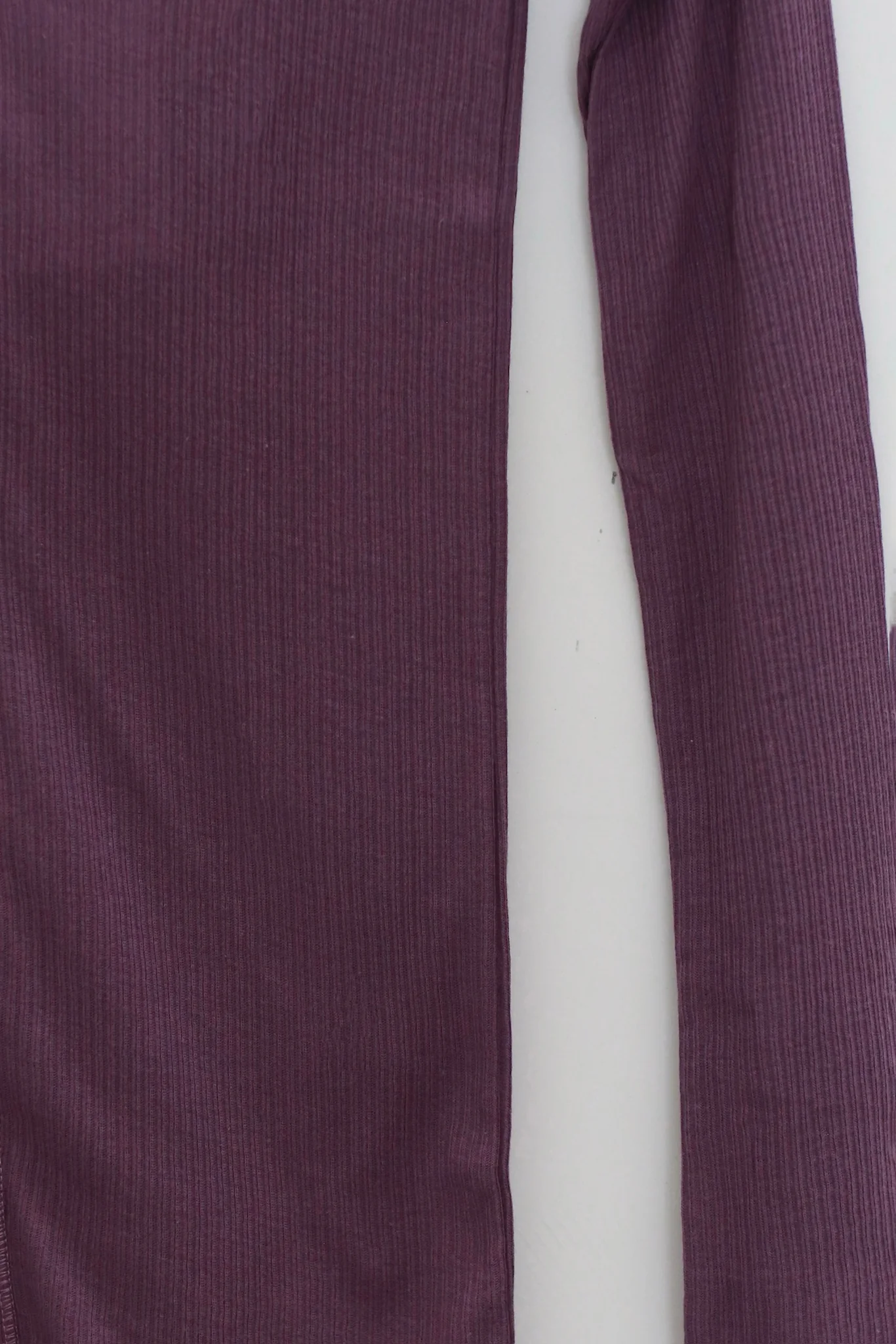 BASERANGE Ribbed Cotton Long-Sleeve T-Shirt Collection (TTPAL Series) - France BAS-TTPAL-CR-AU25-VENET PURPLE (TTPAL-RB-000) - Image 2