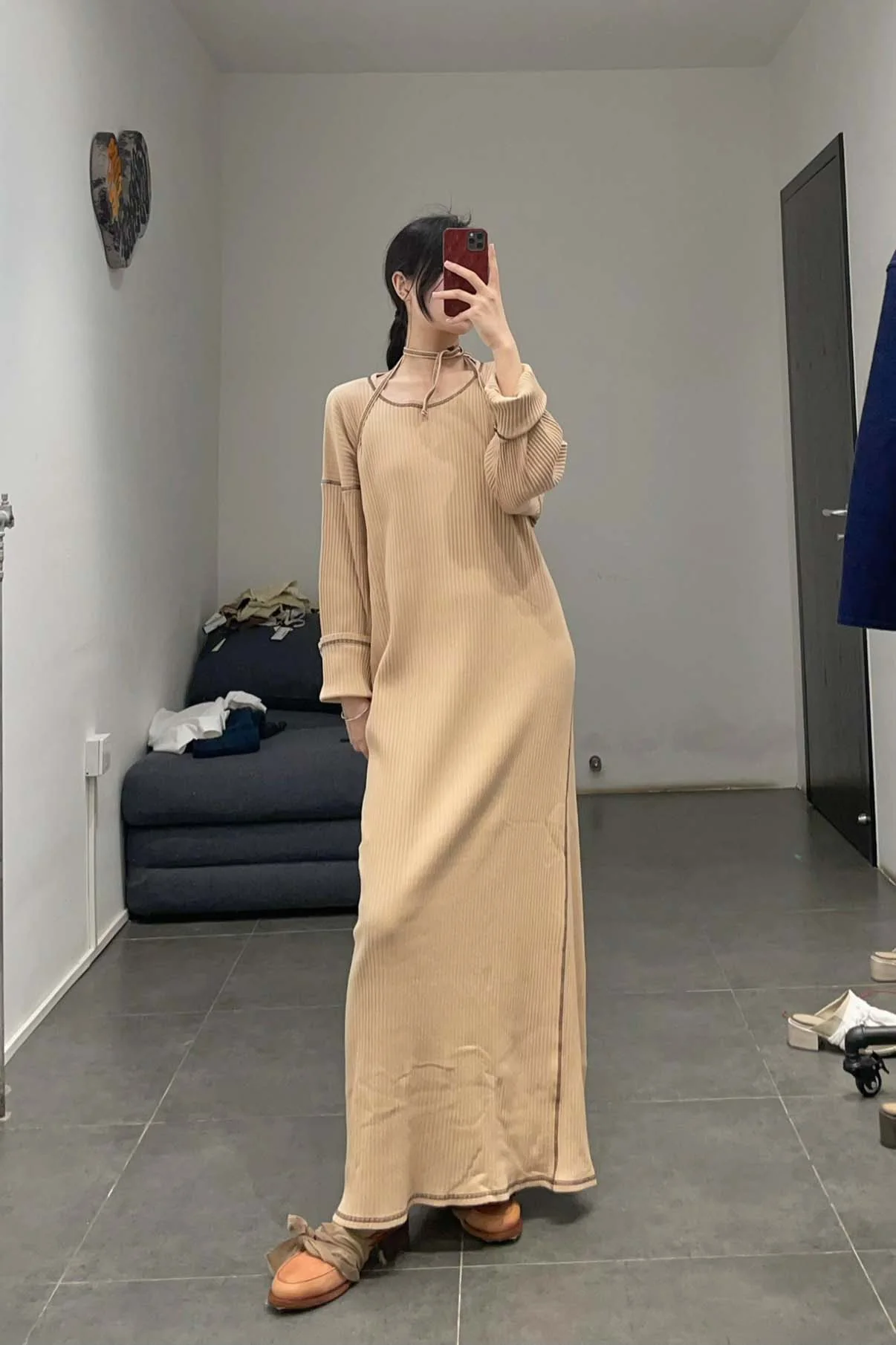 BASERANGE Ribbed wool dress DRSH-RIB-SP22 COCHLEA - Image 12