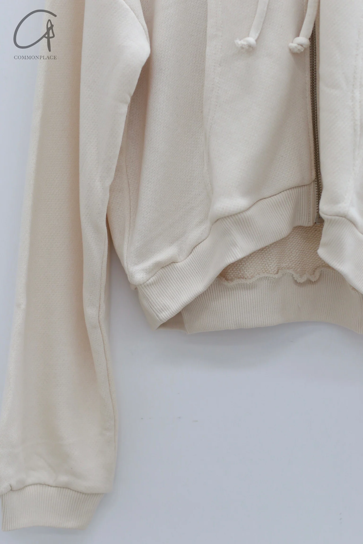 BASERANGE RIM ZIP HOODIE Portugal BAS-FLRZH-PM-SU24-UNDYED - Image 4