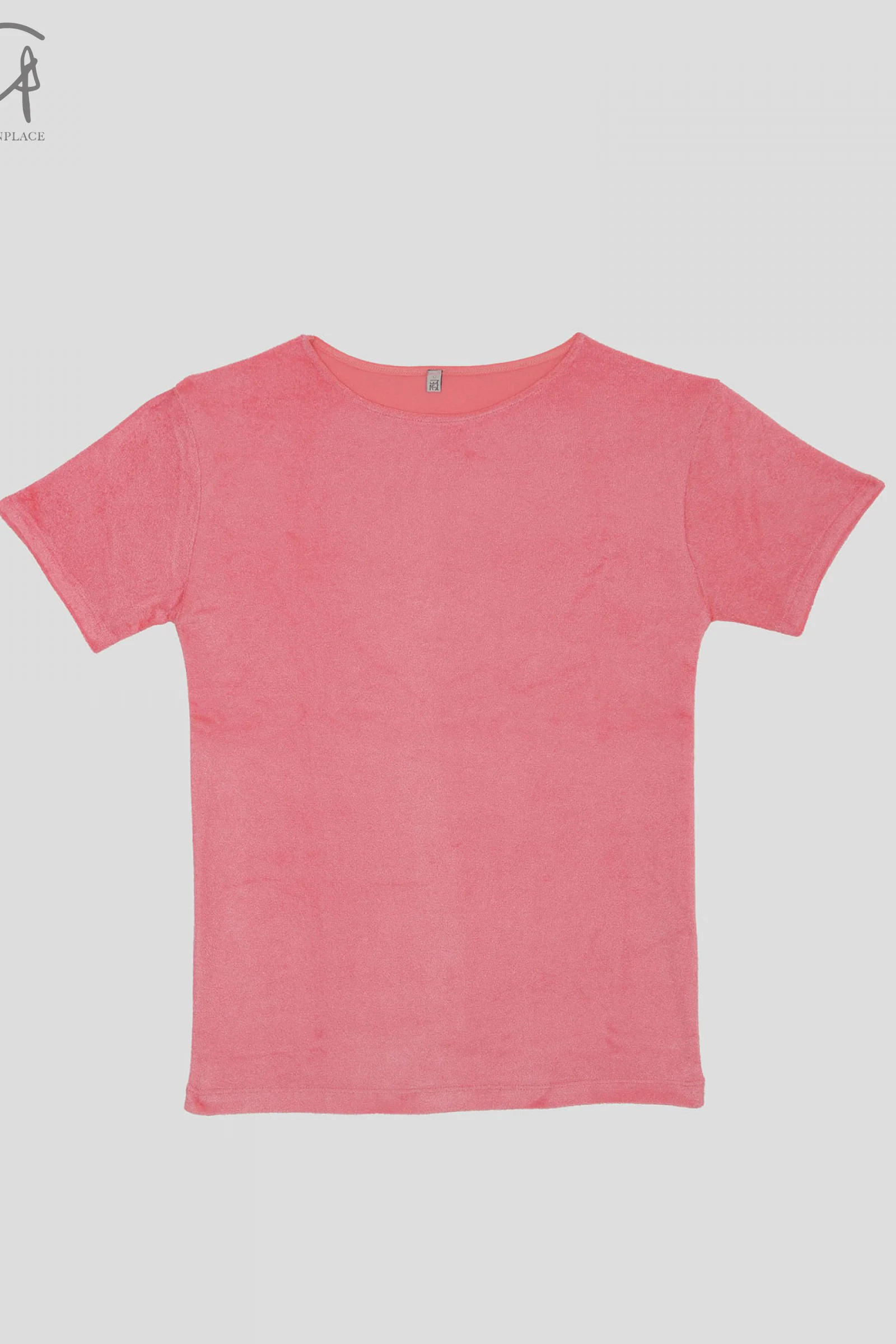 BASERANGE short-sleeved T-shirt TOOT-VE-AU23 drunk powder - Image 8