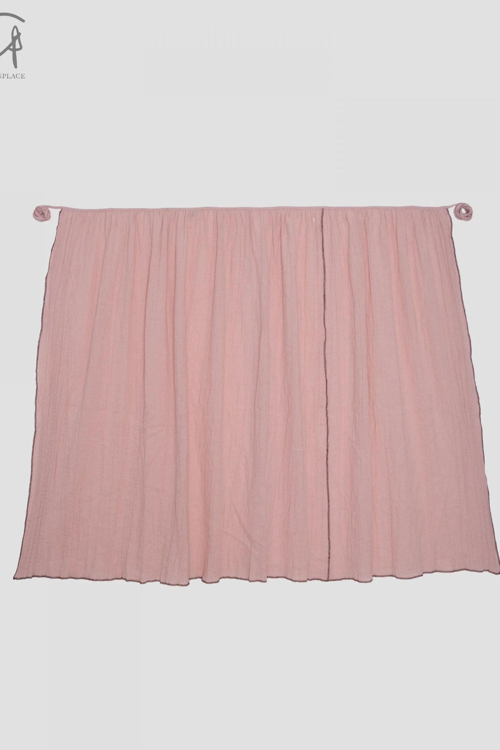 BASERANGE short wrap skirt SKSKW-LC-SP24 light pink (SKSKW1) - Image 6