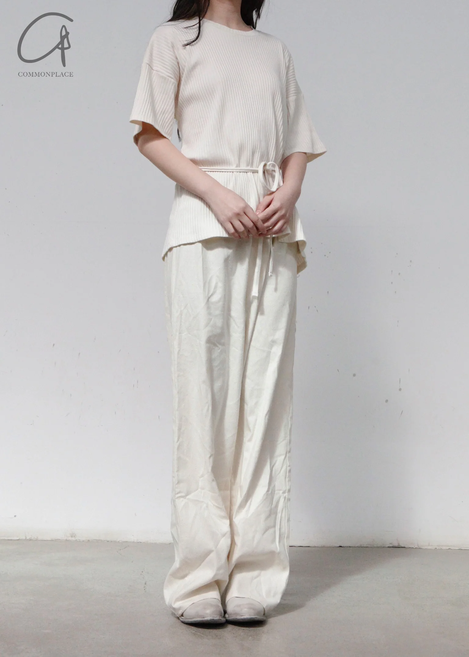 BASERANGE Silk trousers TRSI-WS-000 UNDYED - Image 10