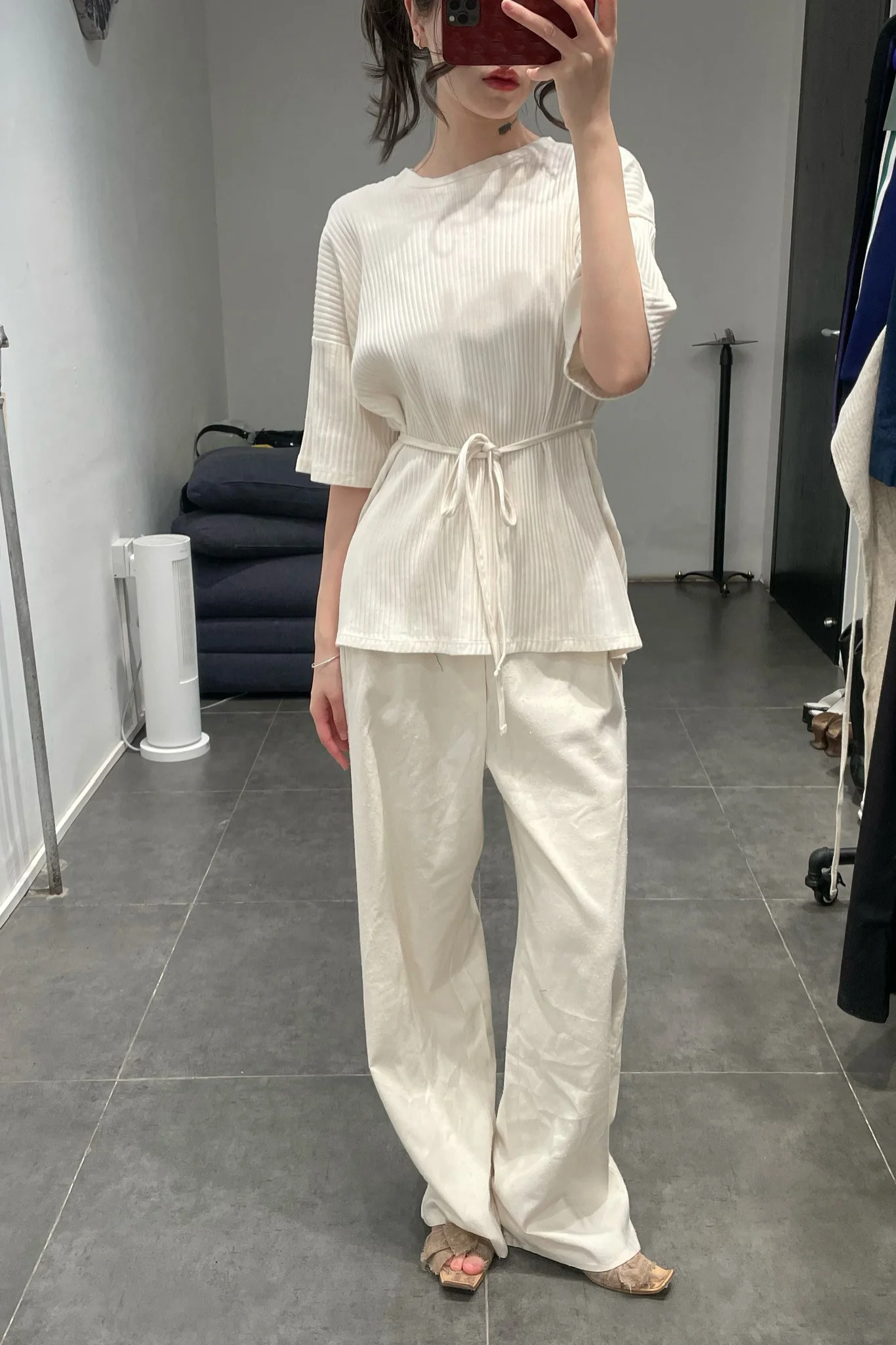 BASERANGE Silk trousers TRSI-WS-000 UNDYED - Image 19