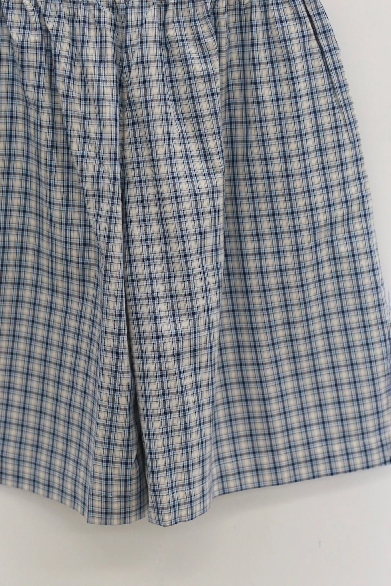 BASERANGE SP26 CLAUDE Shorts, Portugal. BAS-SSCL-OC-SP26-BC (BLUE CHECK) - Image 2