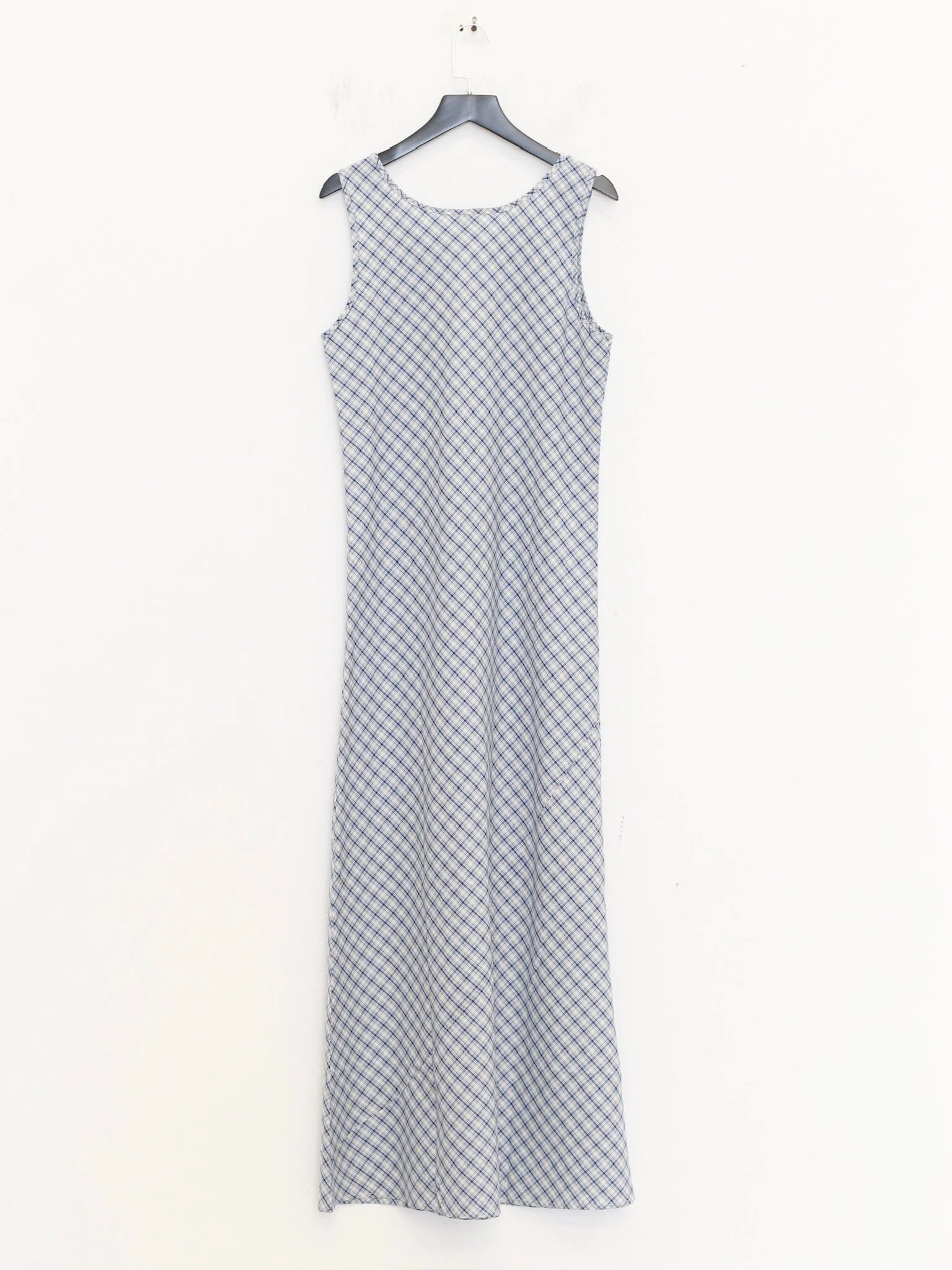 BASERANGE SP26 Larval Dress BAS-DRLA-OC-SP26-BC (BLUE CHECK) - Image 4