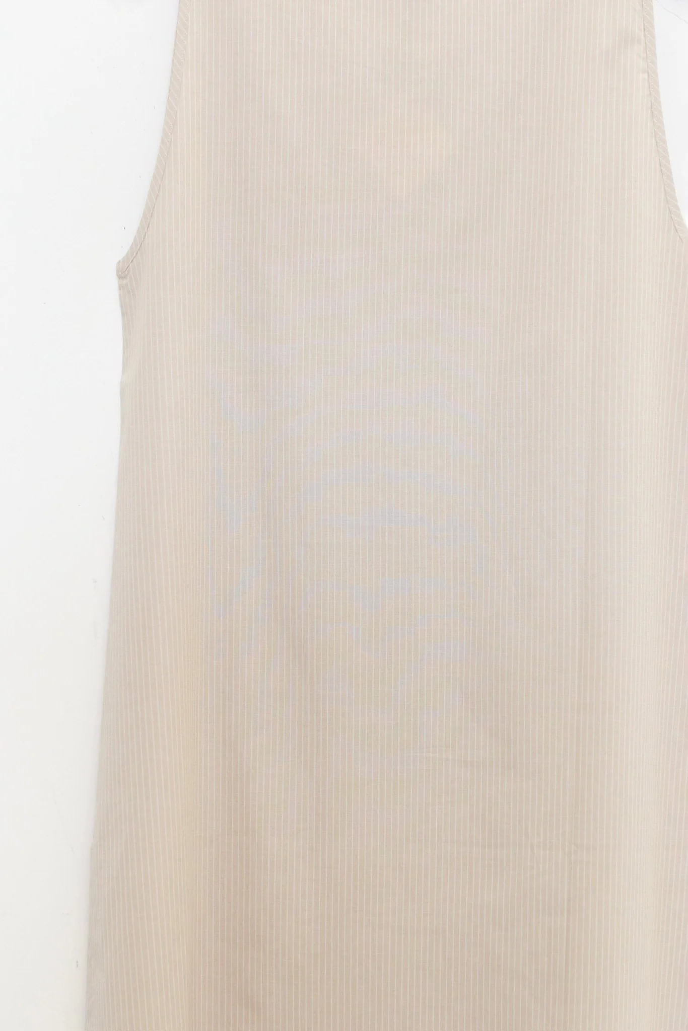 BASERANGE SP26 Organic Cotton Plain Weave Dress BAS-DRDE-PO-SP26-BS (BROWN STRIPE) - Image 2