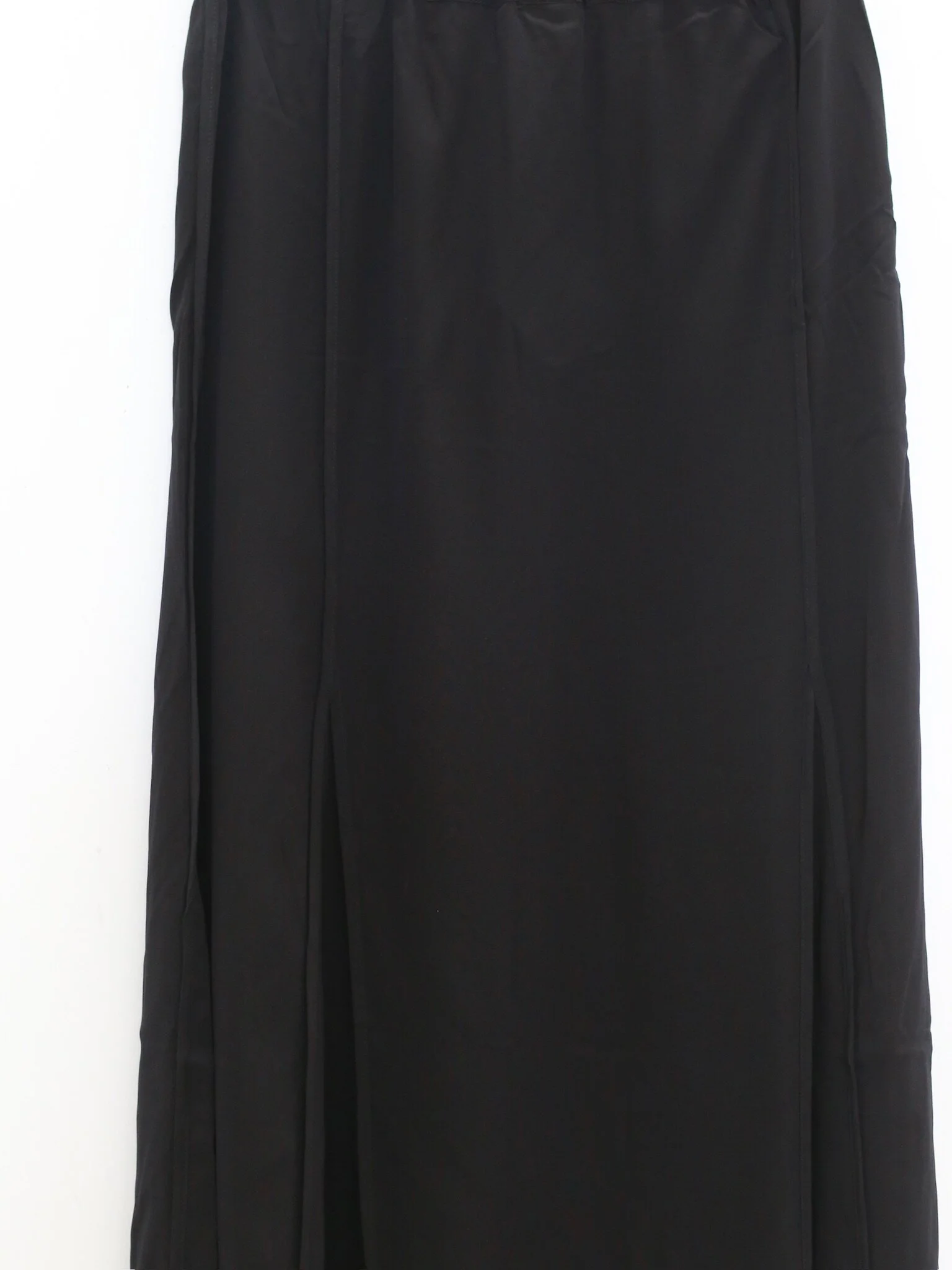 BASERANGE SP26 Silk Chiffon Midi Skirt BAS-SSAD-SC-SP26-B Black - Image 3