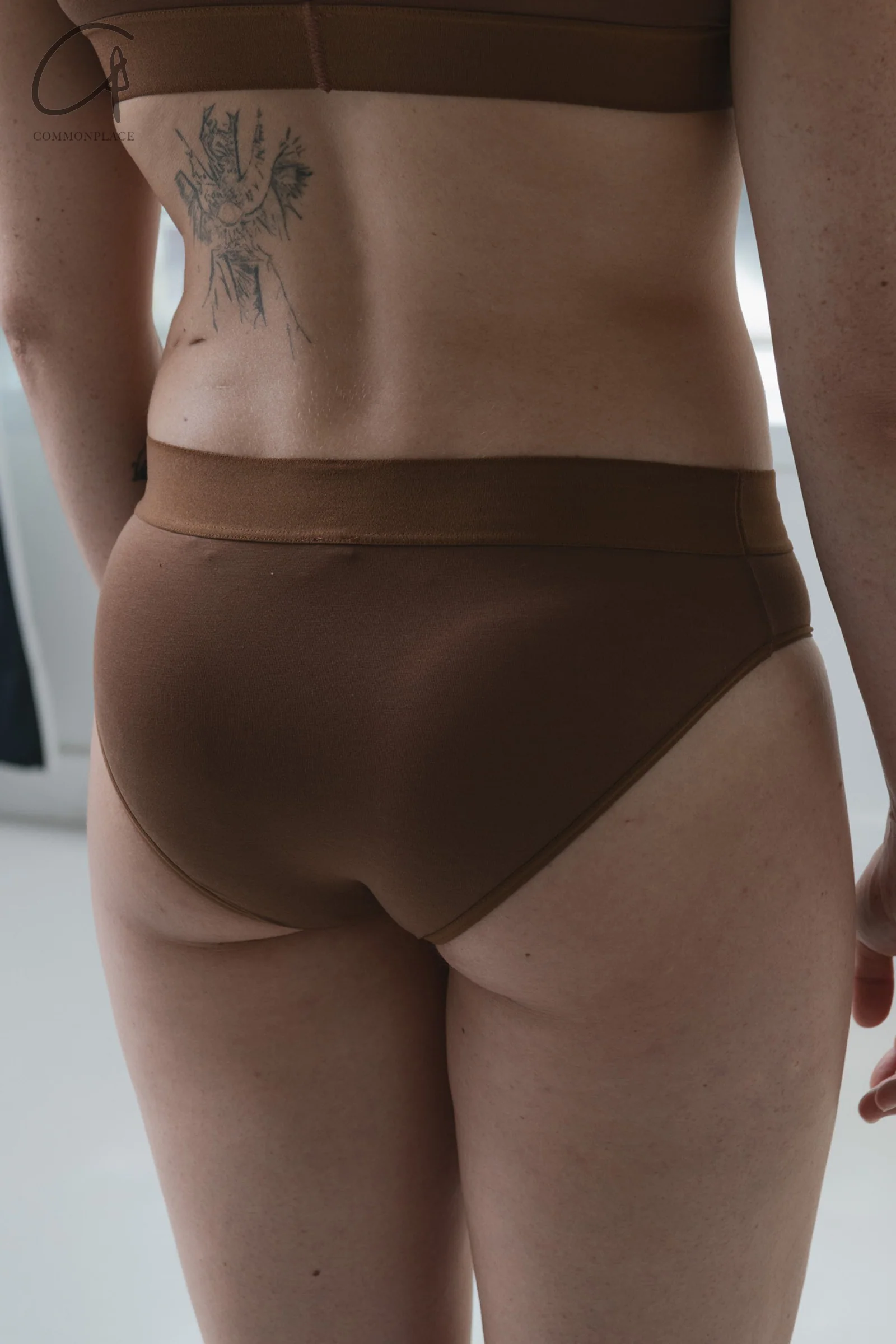 BASERANGE Stretch Flared Briefs UNEL Collection Ribbed Cotton Portugal BAS-UNEL-BL-000-OCULAR - Image 5