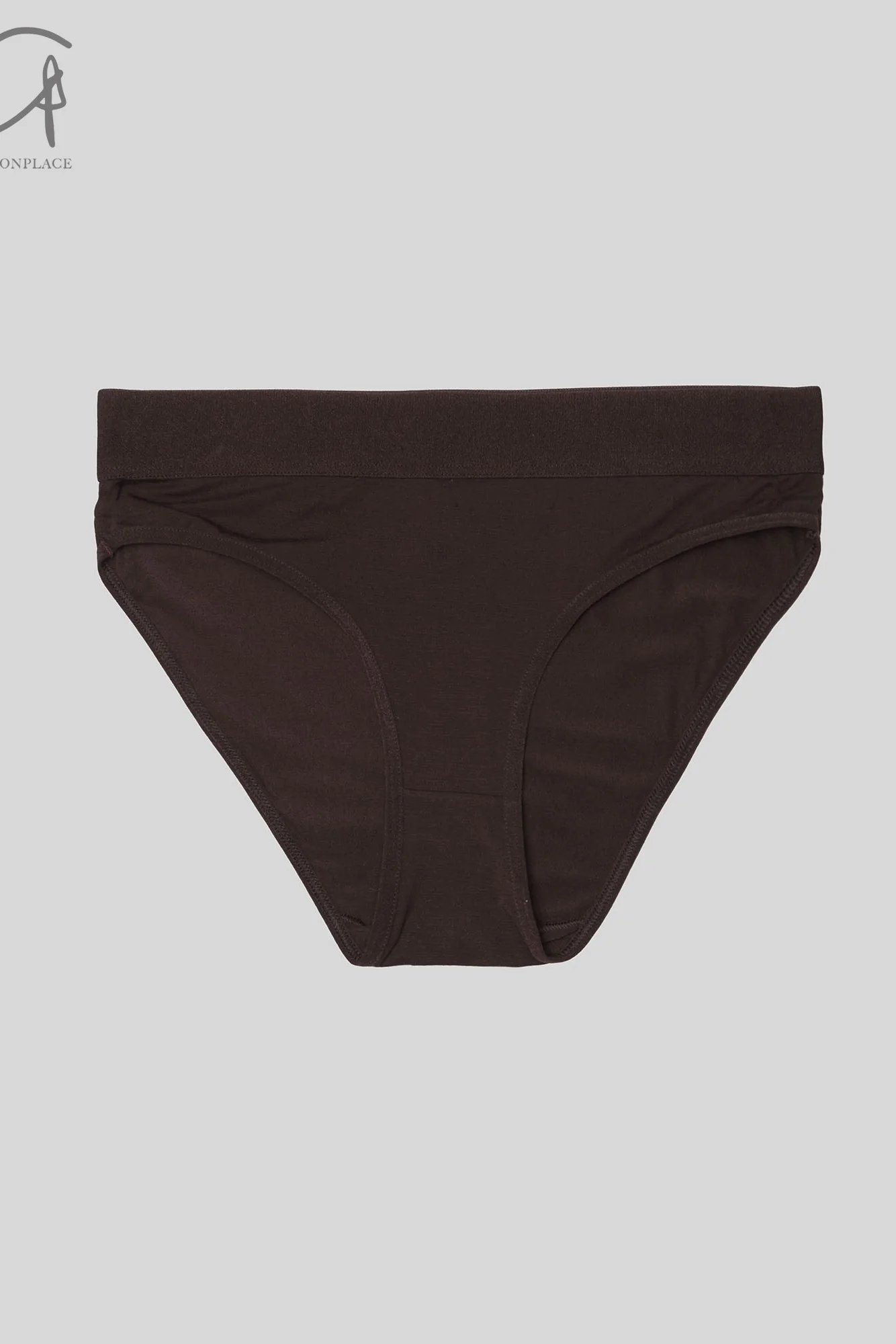 BASERANGE Stretch Flared Briefs UNEL Collection Ribbed Cotton Portugal BAS-UNEL-BL-000-TACTILE - Image 3