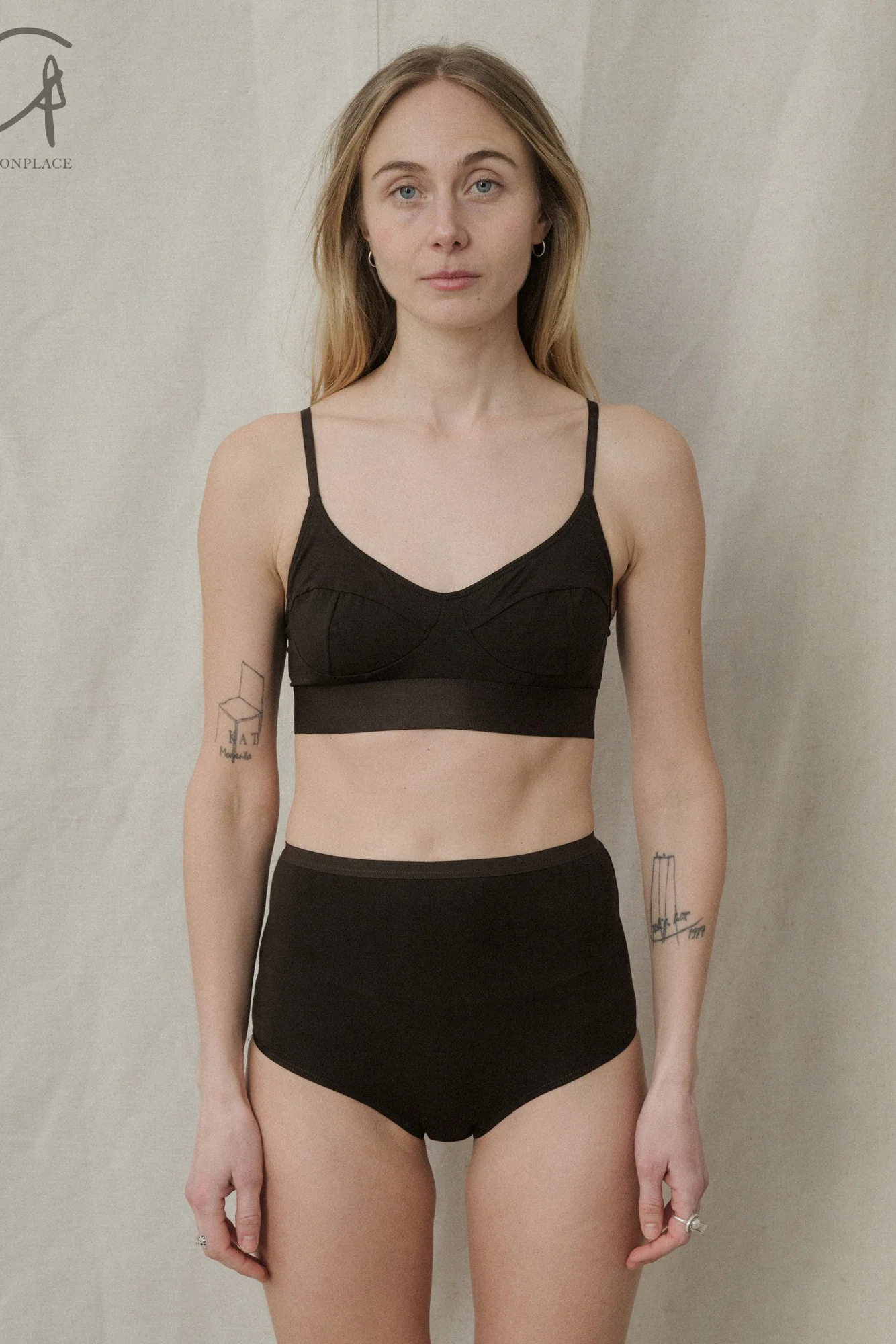 BASERANGE stretch soft bra BRSO-BL-000 FOVEA (BRSO1) - Image 6