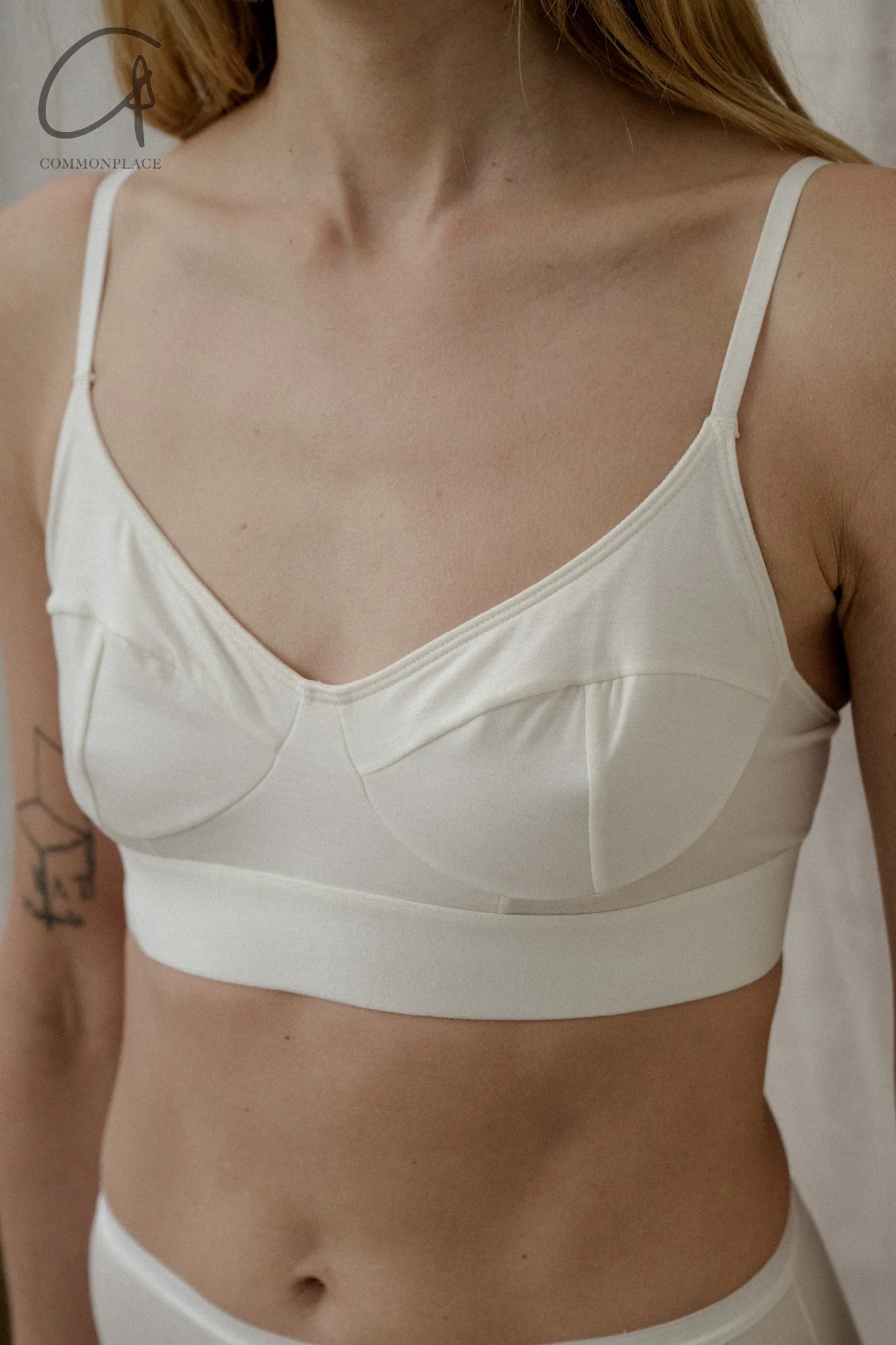 BASERANGE stretch soft bra BAS-BRSO-BL-000-UNDYED (BRSO1) - Image 4