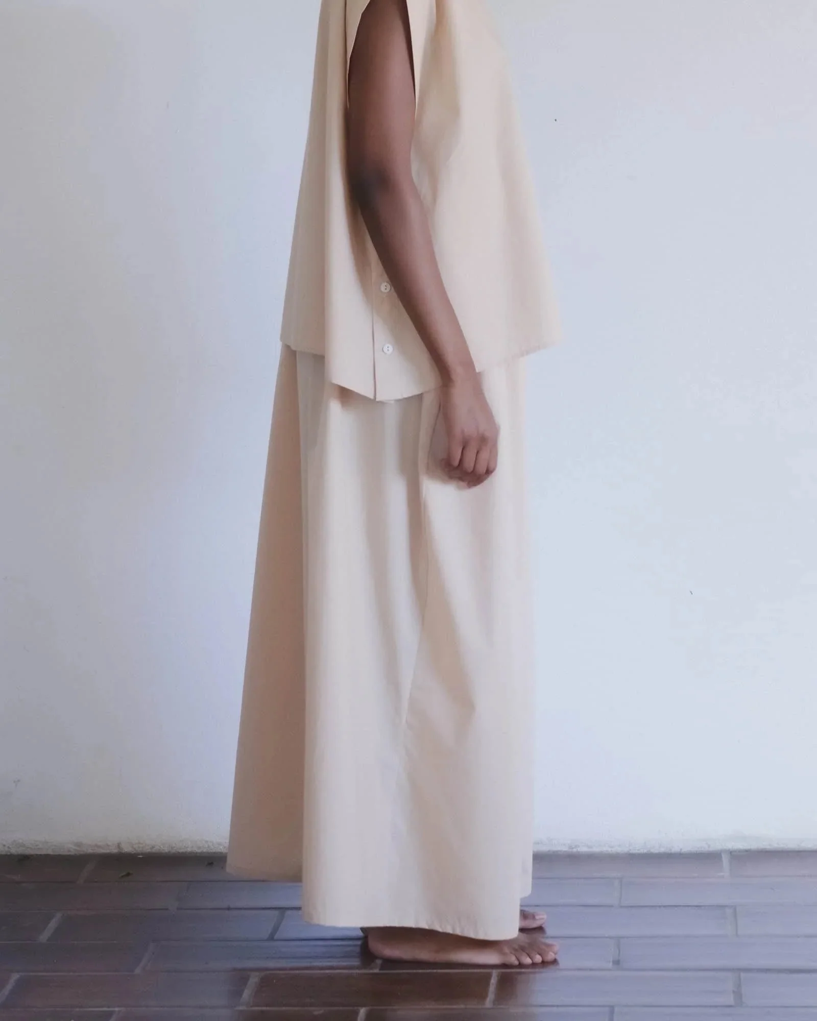 BASERANGE SU26 Cable Knit Trousers BAS-PACA-CO-SU26-ANDRADITA SAND - Image 9