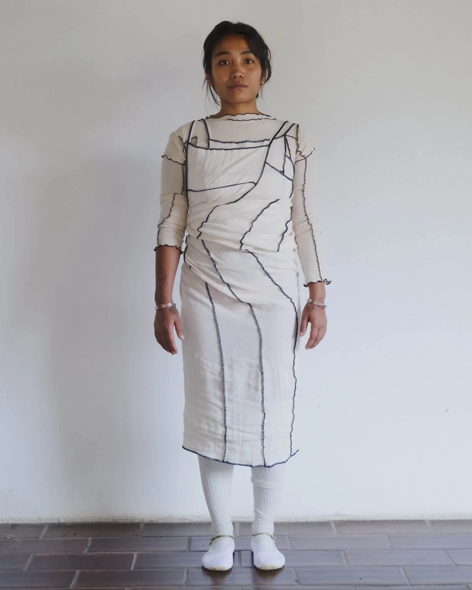 BASERANGE SU26 Dress BAS-DRSH-LC-SU26-Off White - Image 16
