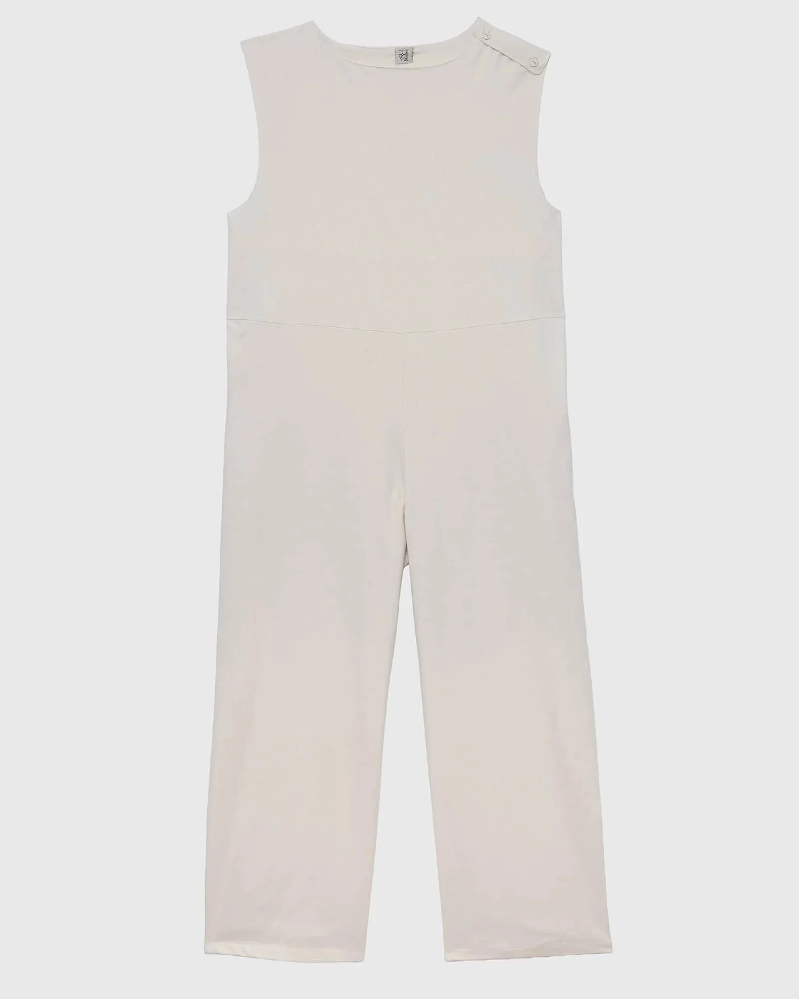 BASERANGE SU26 Long Crew-Neck Jumpsuit BAS-JUSO-WS-SU26-UNDYED - Image 5