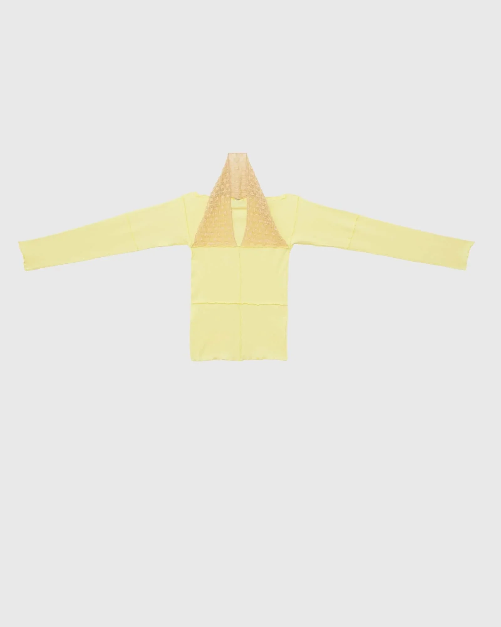 BASERANGE SU26 Long-Sleeve T-Shirt BAS-TTHUL-CR-SU26-IGUACU LIME (BEIGE) - Image 5