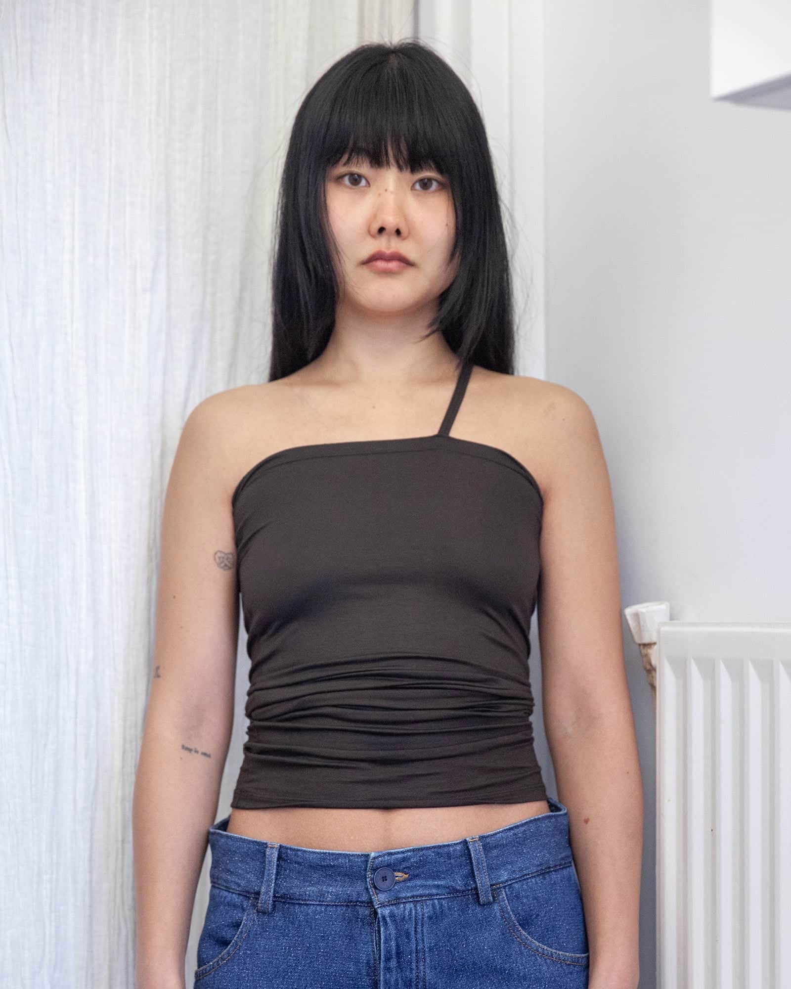 BASERANGE SU26 One-Shoulder Tank Top BAS-TTNOST-BAE-SU26-FOVEA - Image 5