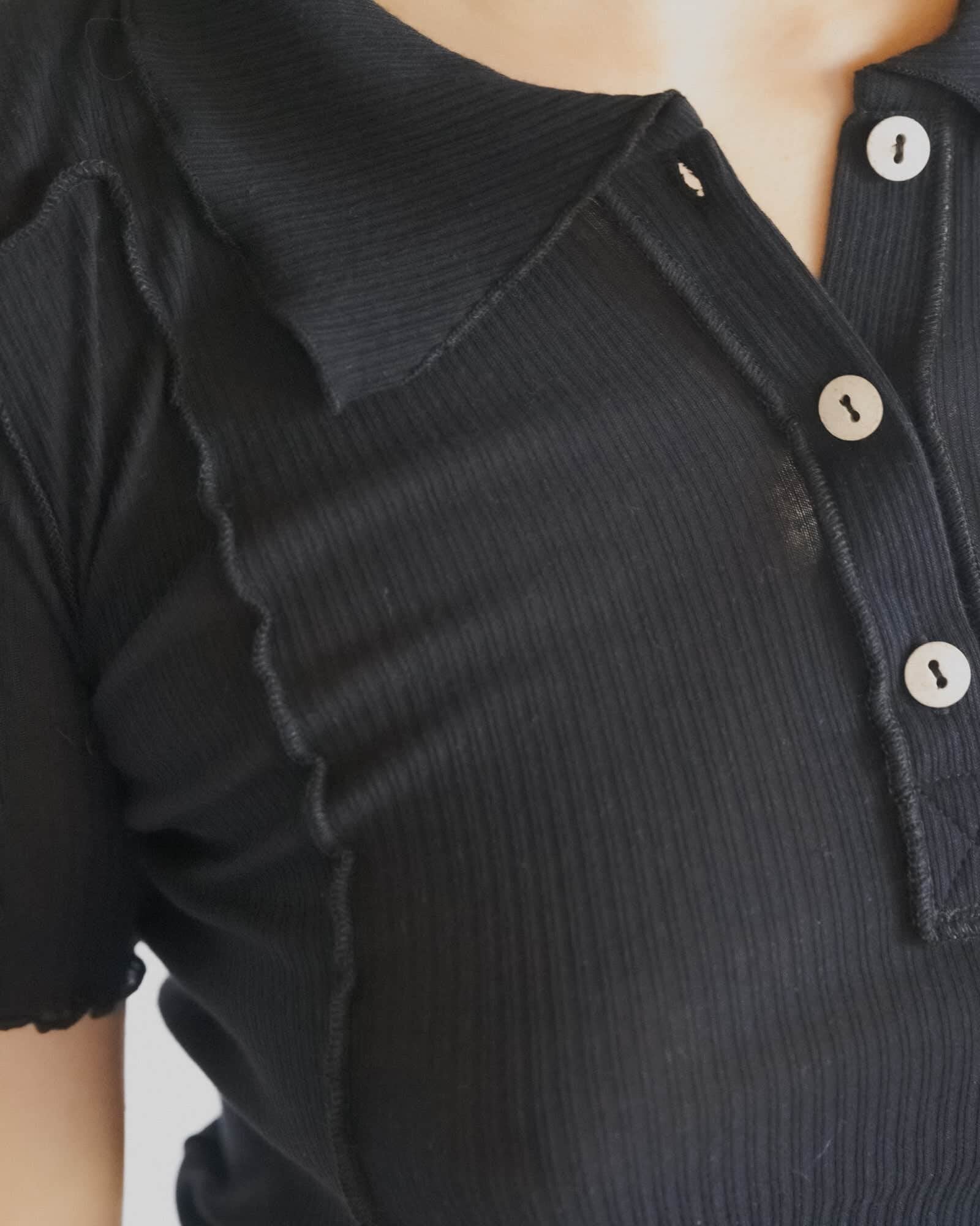 BASERANGE SU26 Short-Sleeve T-Shirt BAS-TTOMP-CR-SU26-Black - Image 6