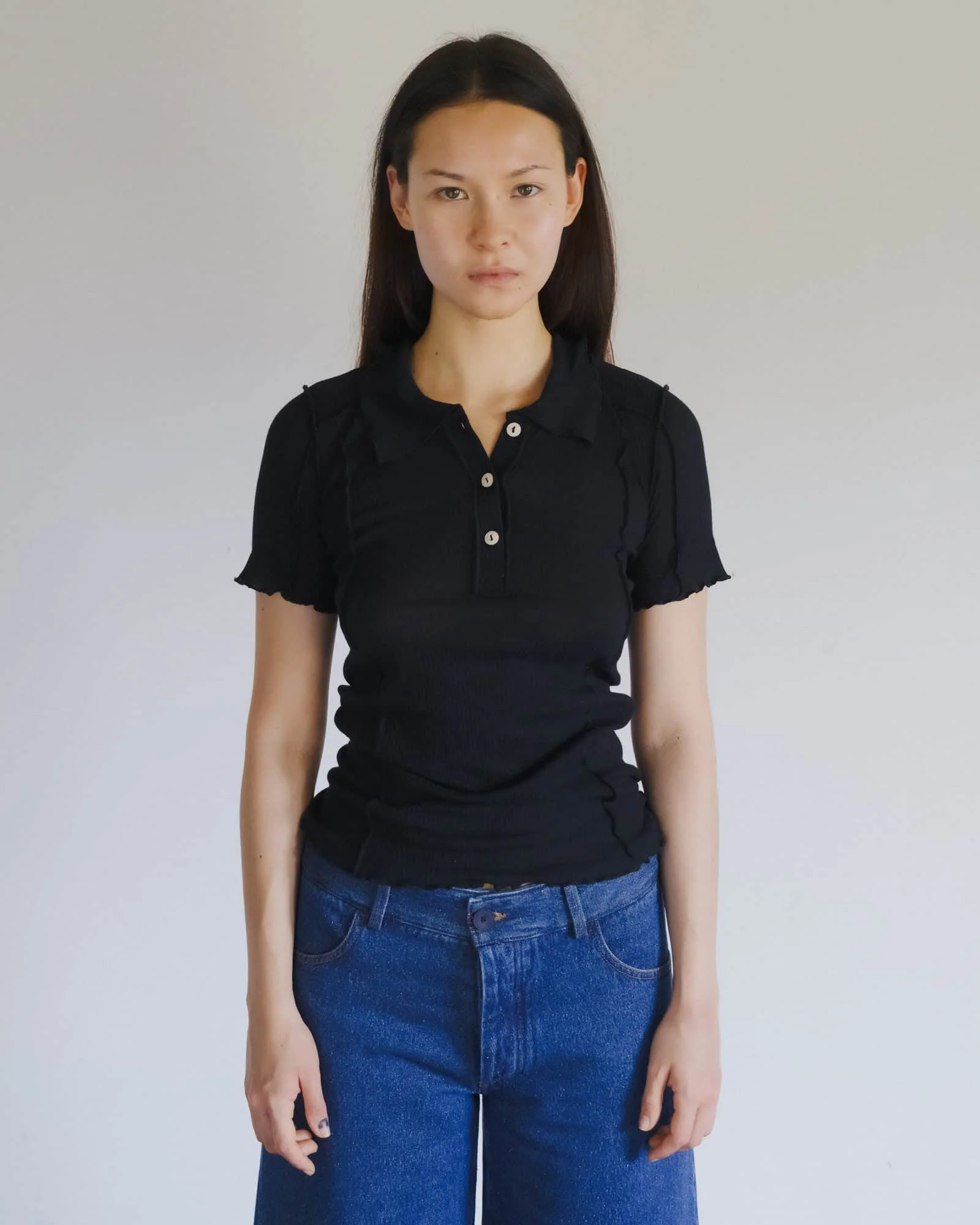 BASERANGE SU26 Short-Sleeve T-Shirt BAS-TTOMP-CR-SU26-Black - Image 8