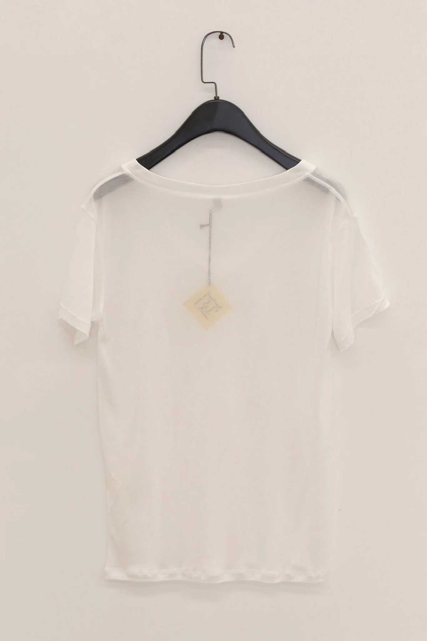 BASERANGE SU26 V-Neck Short-Sleeve T-Shirt BAS-TTTVN-BL-SU26-UNDYED - Image 2