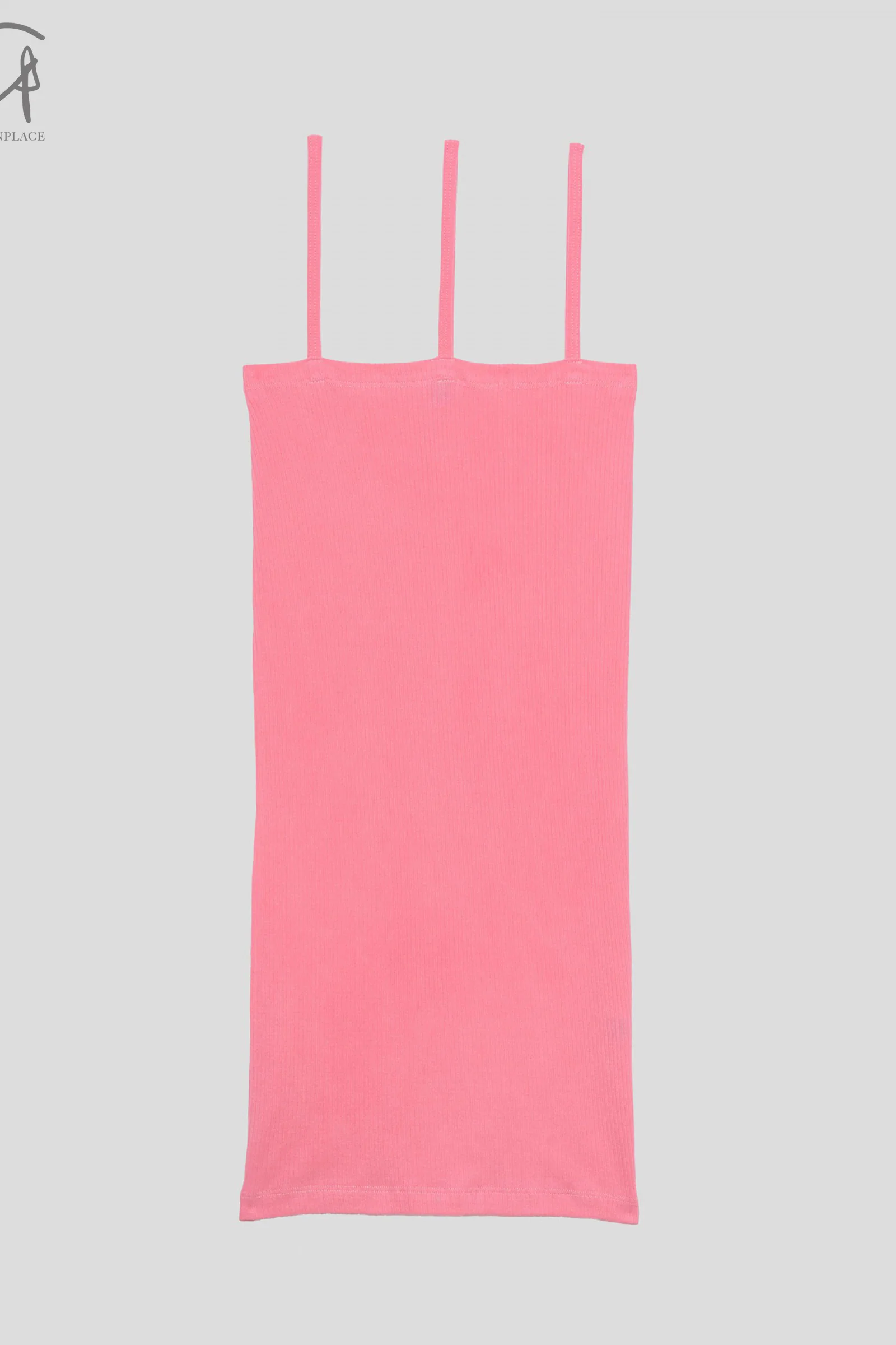 BASERANGE Ribbed Cotton Needle Tank Top TONI and TOTV Collection Made in Portugal BAS-TONI-RB-000-BSH Ruby Red - Image 12