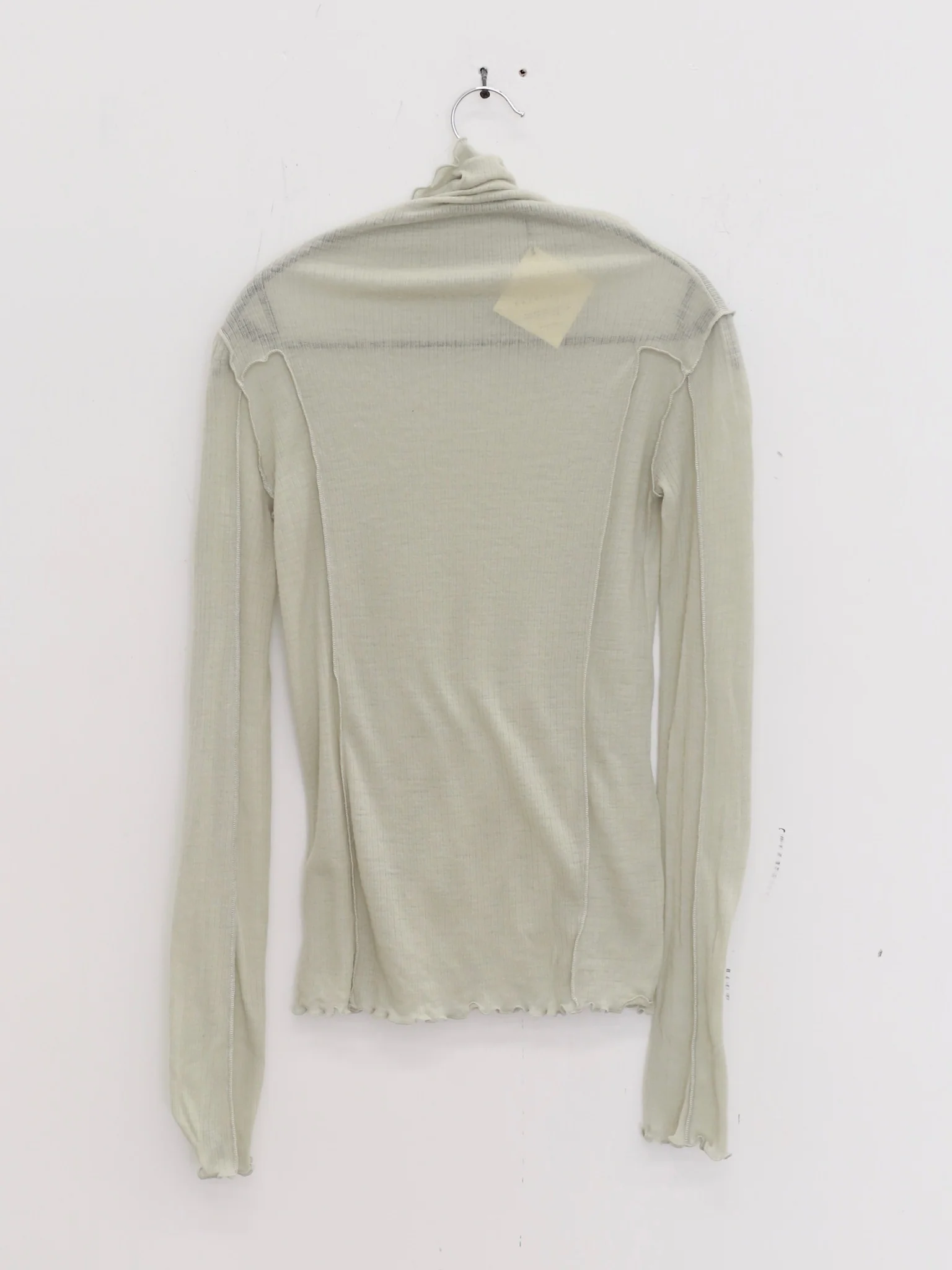 BASERANGE T-Neck T-Shirts & Knitwear Collection, Organic Cotton, Portugal, BAS-TTOMT-WR-WI25-BRUN GREEN (TTOMT-RI-000) - Image 4