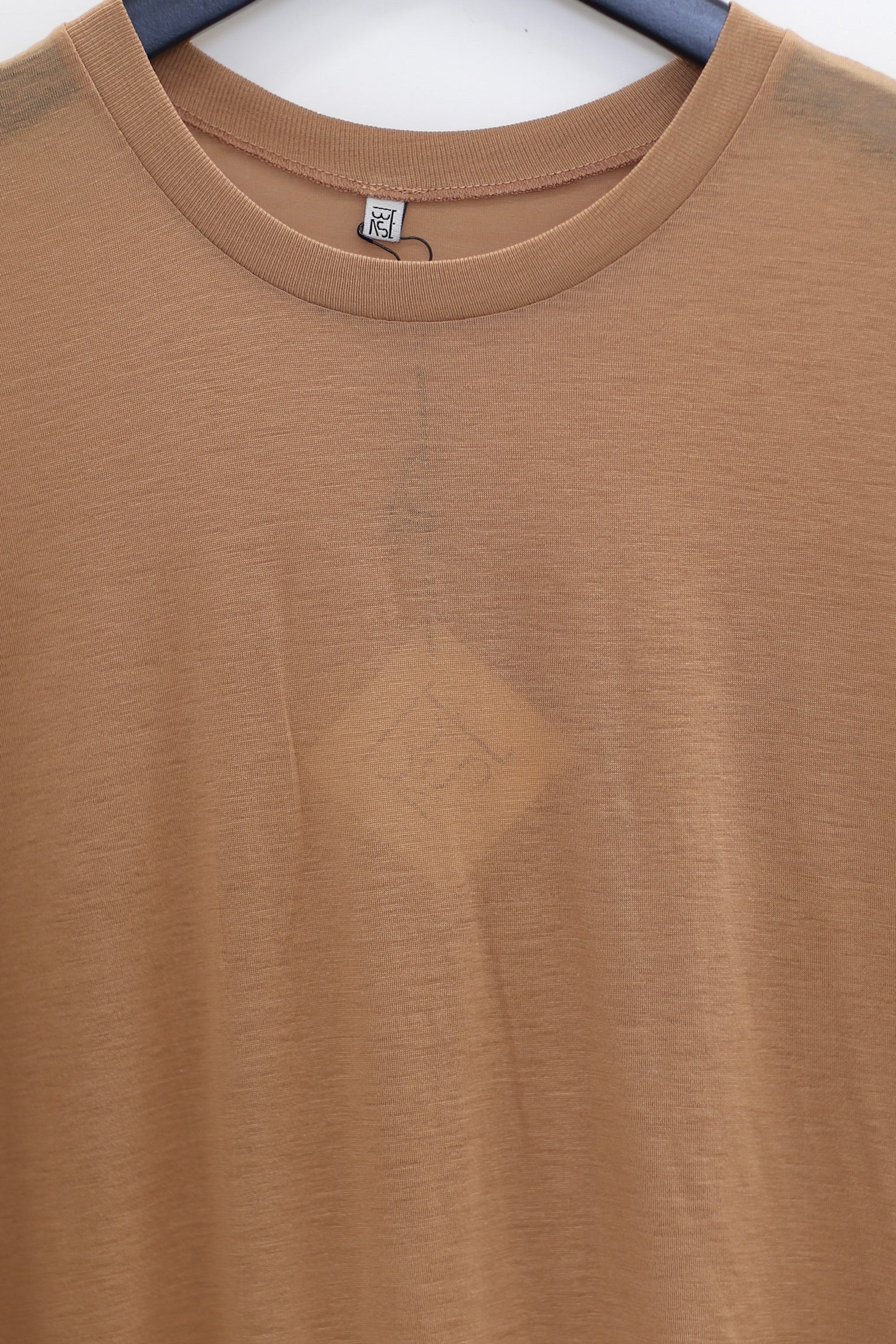 BASERANGE Classic Bamboo Fiber and Cotton Slim Fit T-shirt Series Collection Round Neck Bottoming Shirt France BAS-TOCT-BL-000-AURAL - Image 2