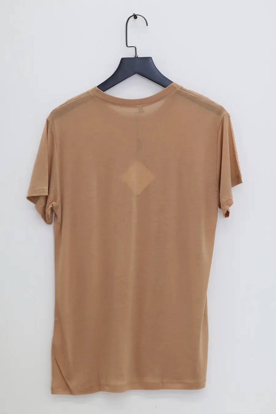 BASERANGE Classic Bamboo Fiber and Cotton Slim Fit T-shirt Series Collection Round Neck Bottoming Shirt France BAS-TOCT-BL-000-AURAL - Image 4