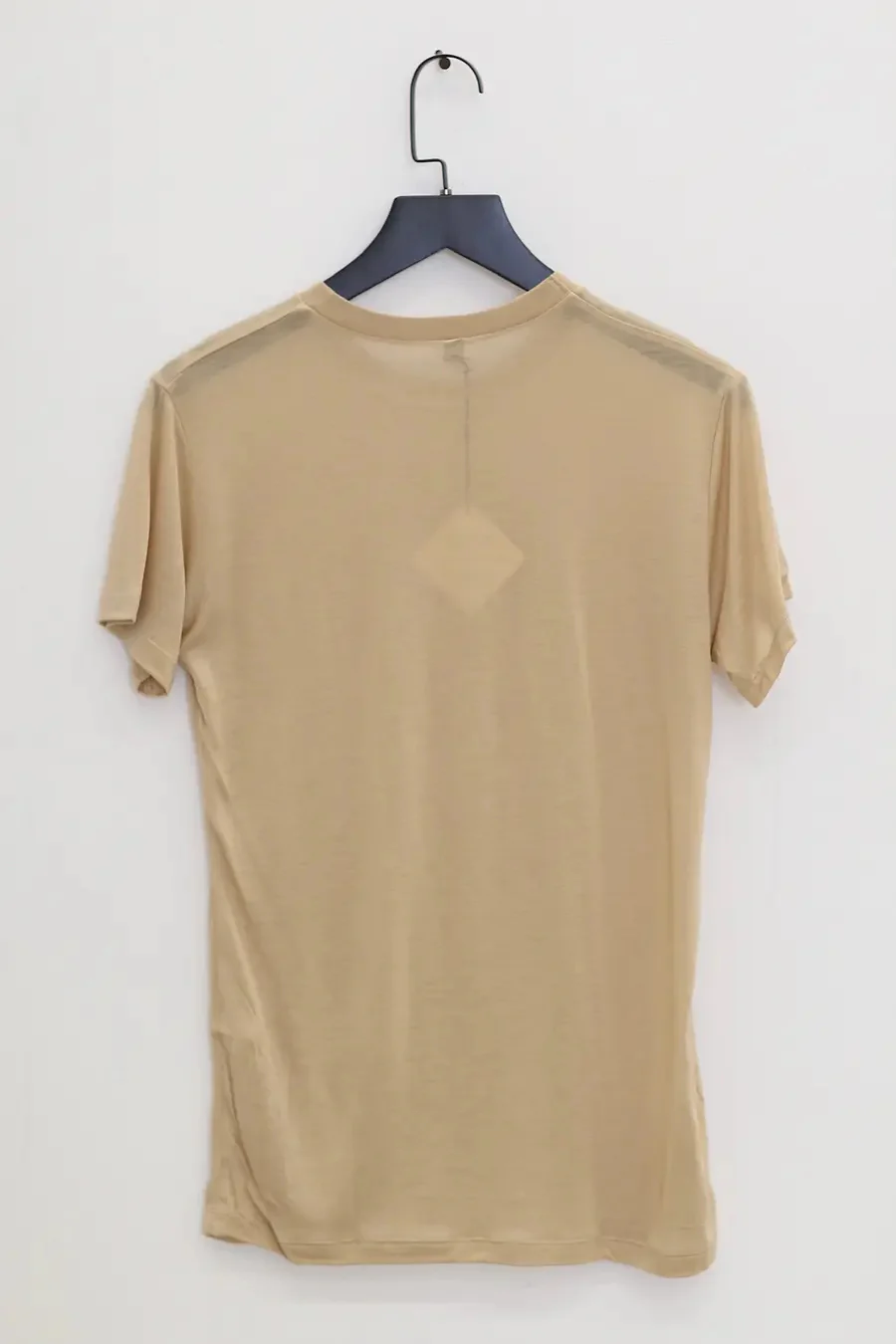 BASERANGE Classic Bamboo Fiber and Cotton Slim Fit T-shirt Series Collection Round Neck Bottoming Shirt France BAS-TOCT-BL-000-COCHLEA - Image 4