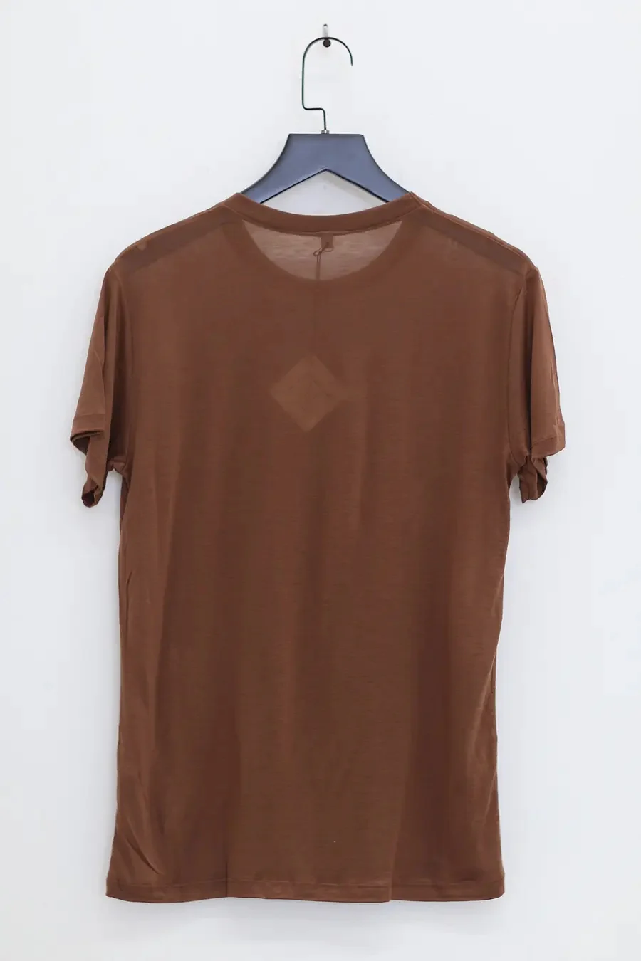 BASERANGE Classic Bamboo Fiber and Cotton Slim Fit T-shirt Series Collection Round Neck Bottoming Shirt France BAS-TOCT-BL-000-OCULAR - Image 4