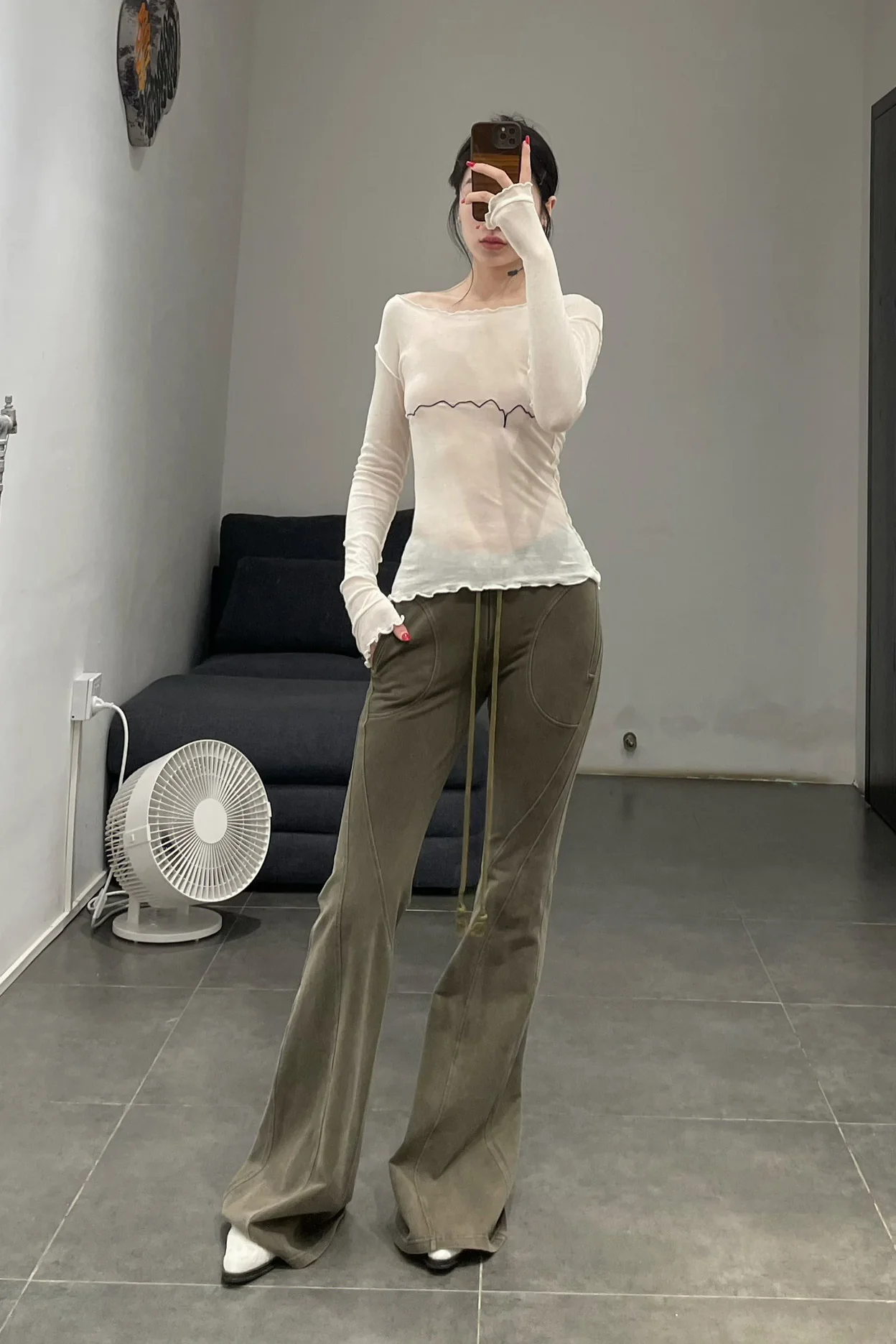 BASERANGE Tabby Star Long Sleeve T-Shirt Portugal BAS-TOTA-CG-000-UNDYED - Image 16