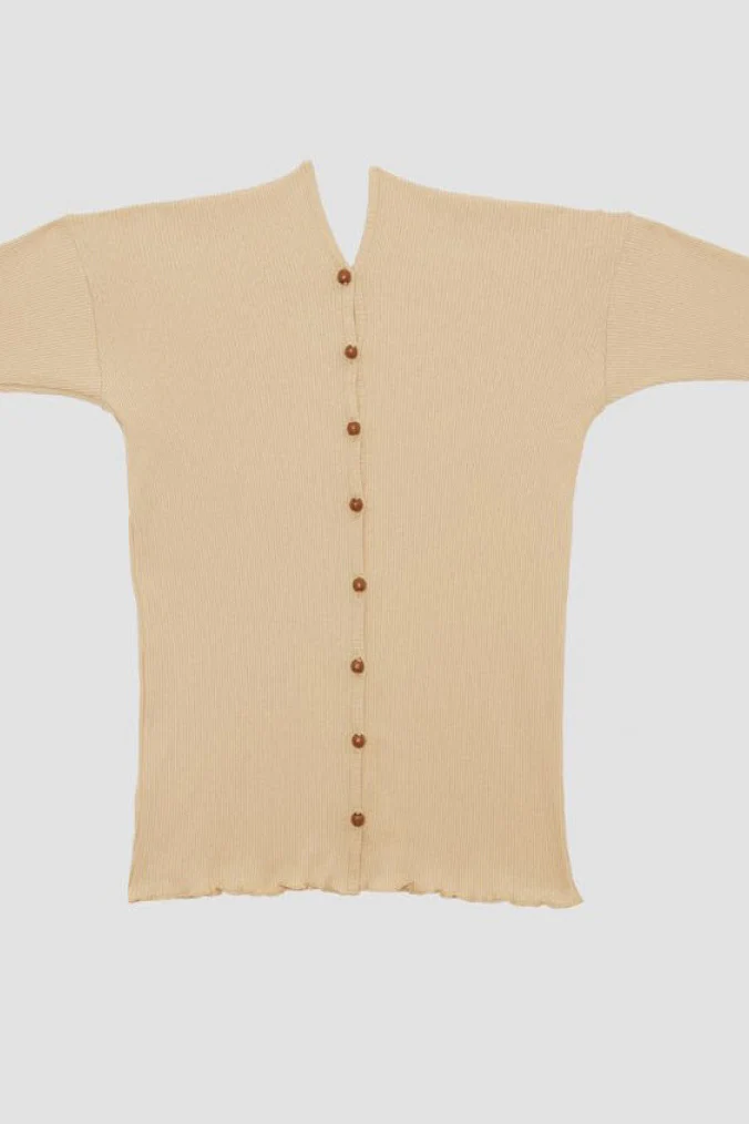 BASERANGE Taff Cardigan TOTVC-RC-WI23 Tan (TOTVC) - Image 9