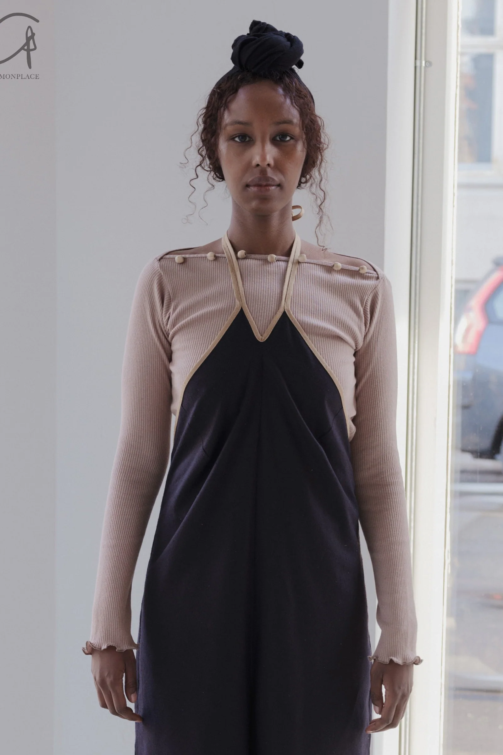 BASERANGE Taffeta Long Sleeve T-Shirt TOTVL-RC-AU23 Dehydrated Beige - Image 12