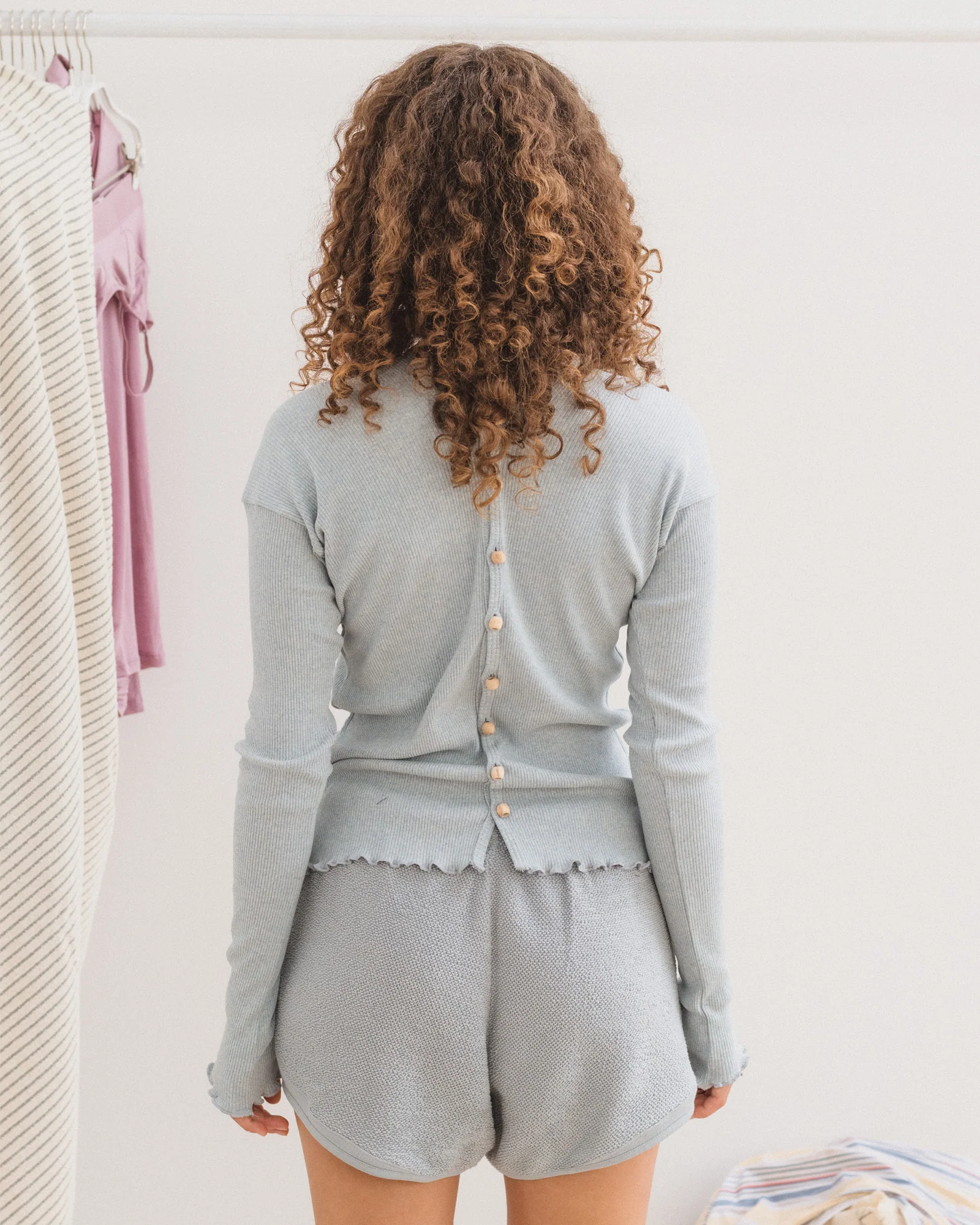 BASERANGE Taffeta Sweater Collection Portugal BAS-TOTVC-RC-SU25-HARDIN BLUE - Image 8